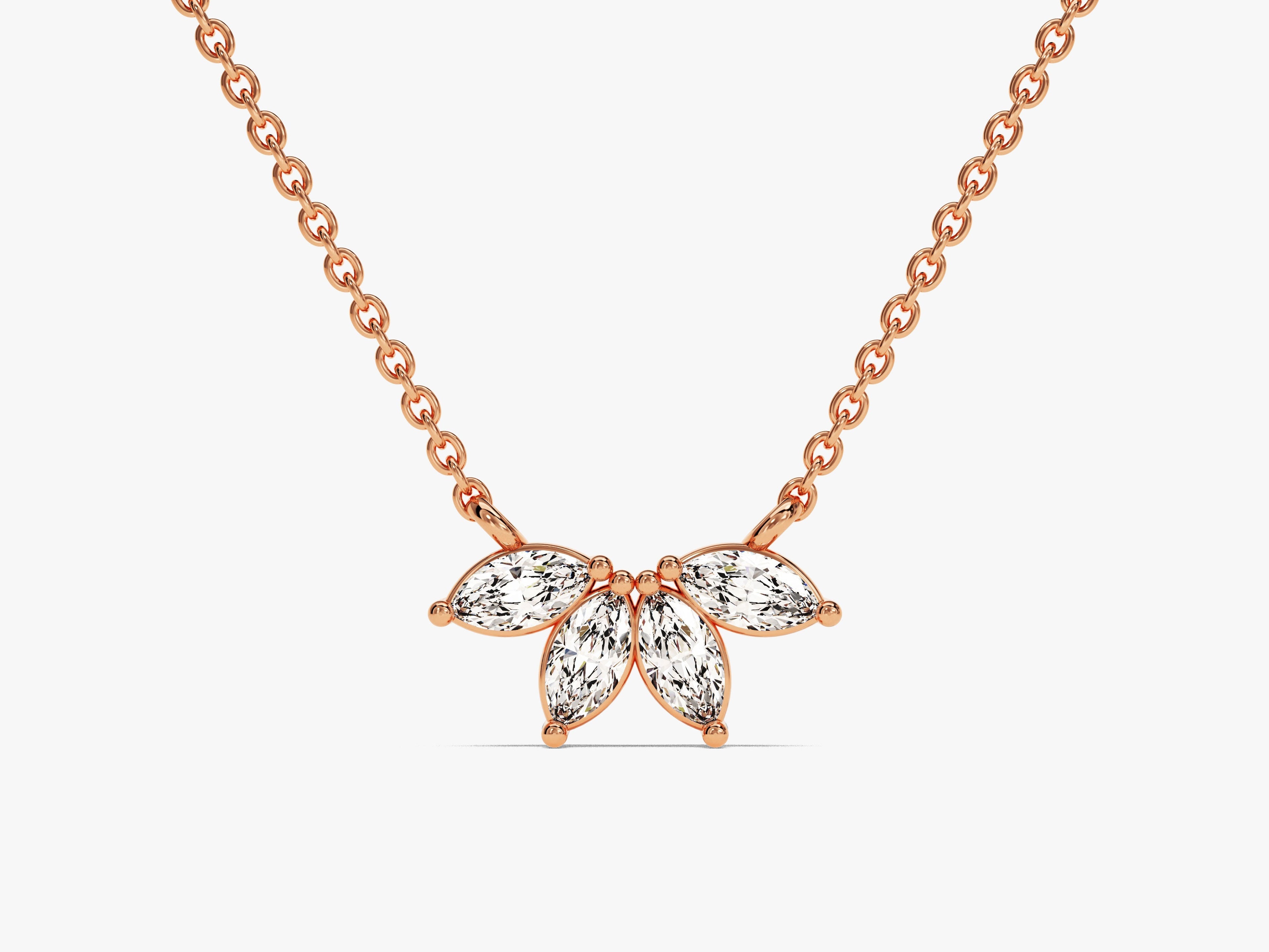 Marquise Crown Necklace