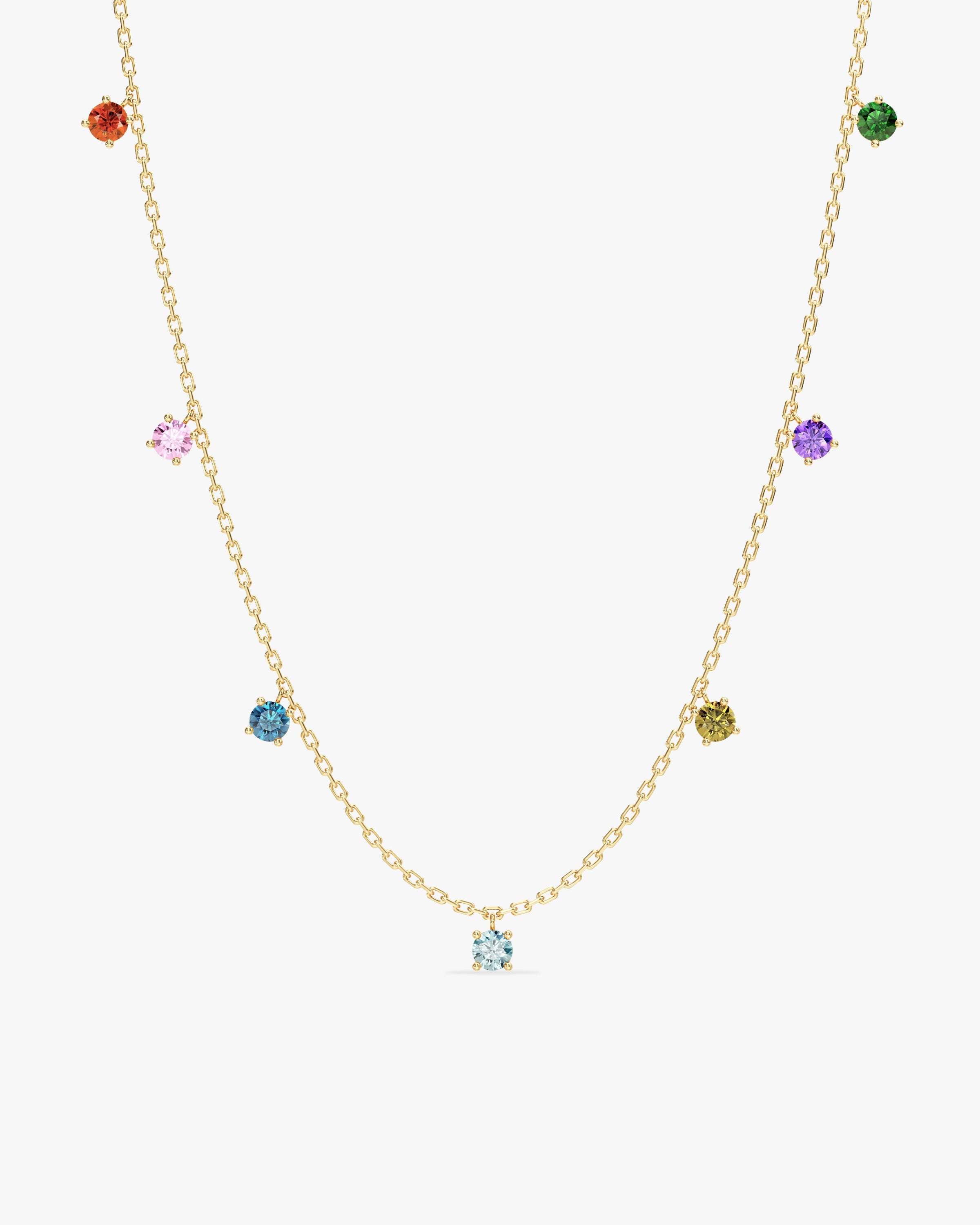 Drop Birthstone Necklace
