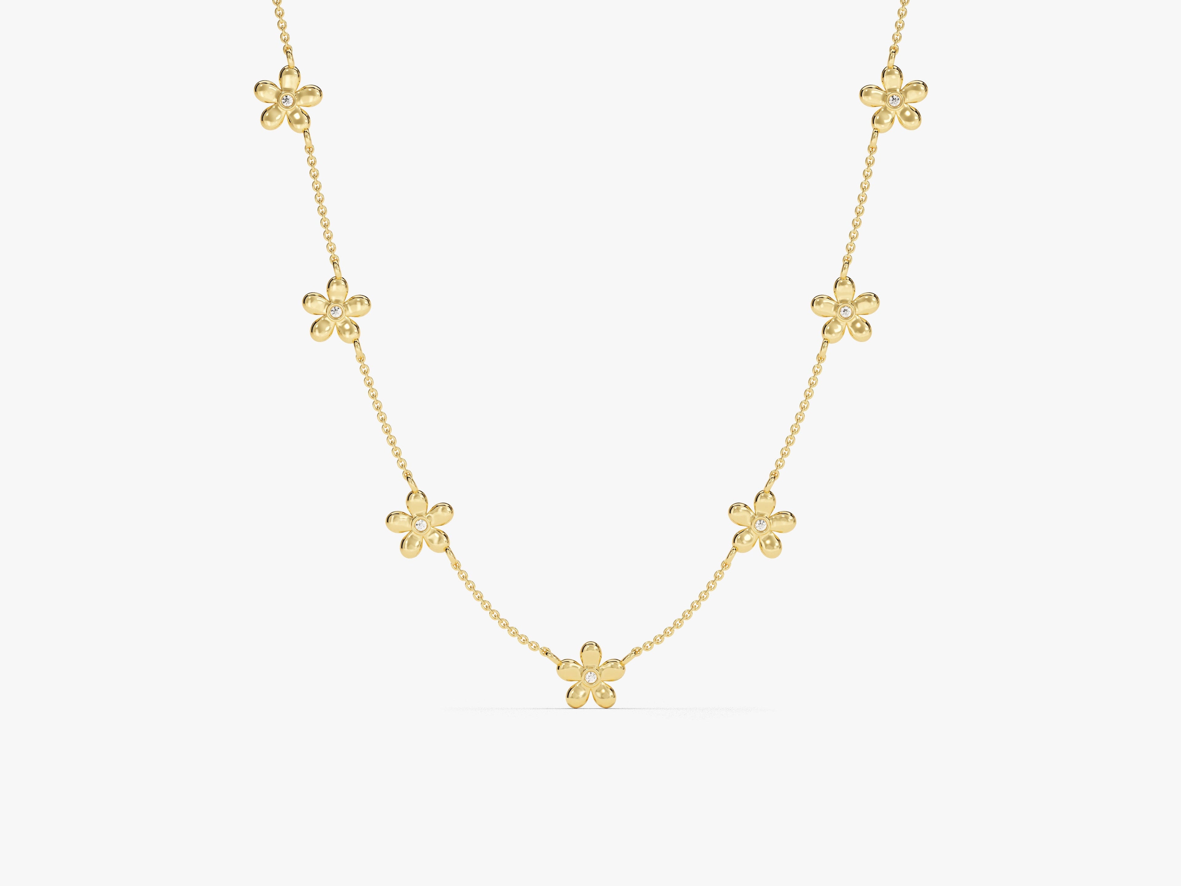 Flower Station Necklace