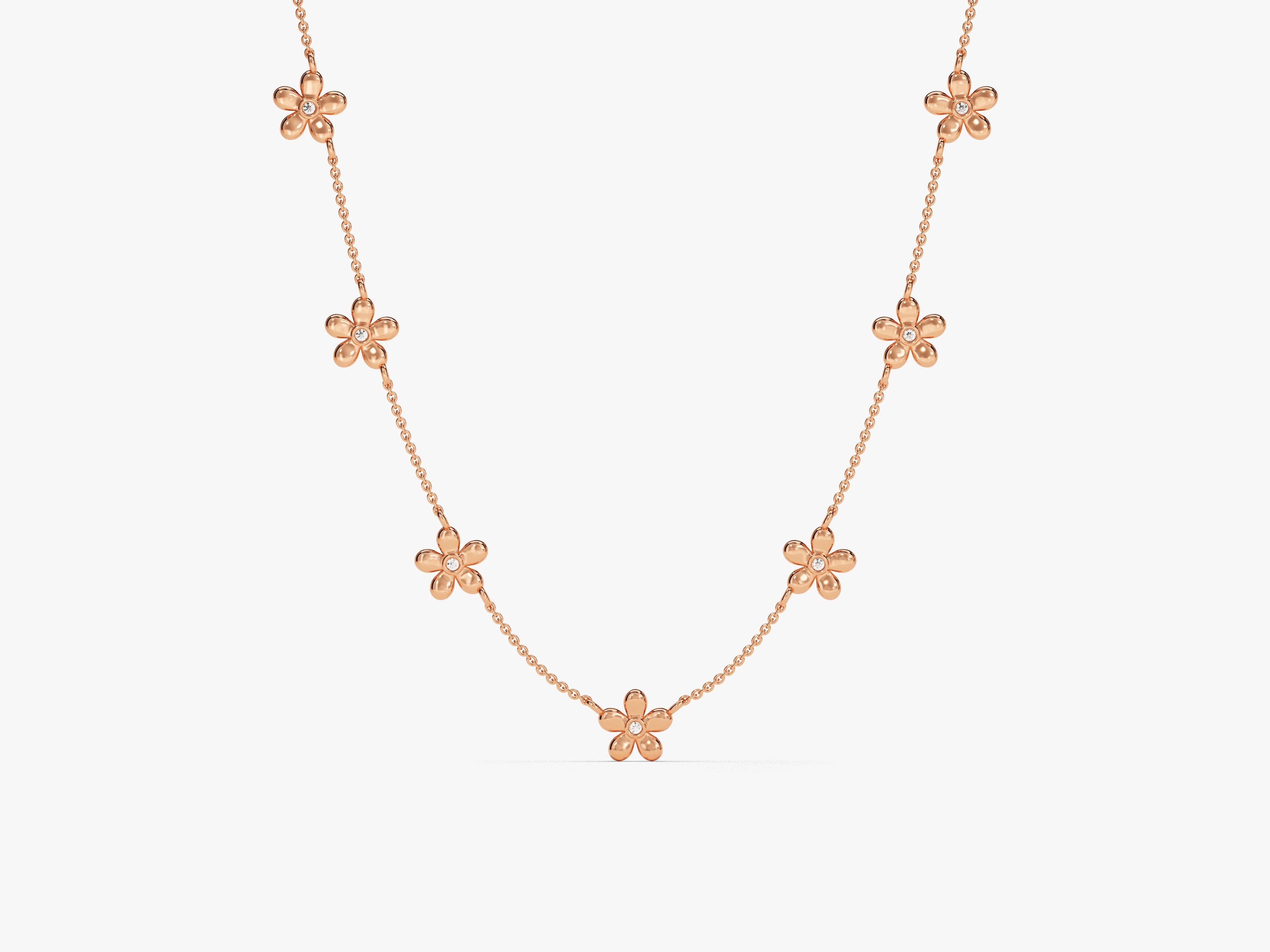 Flower Station Necklace