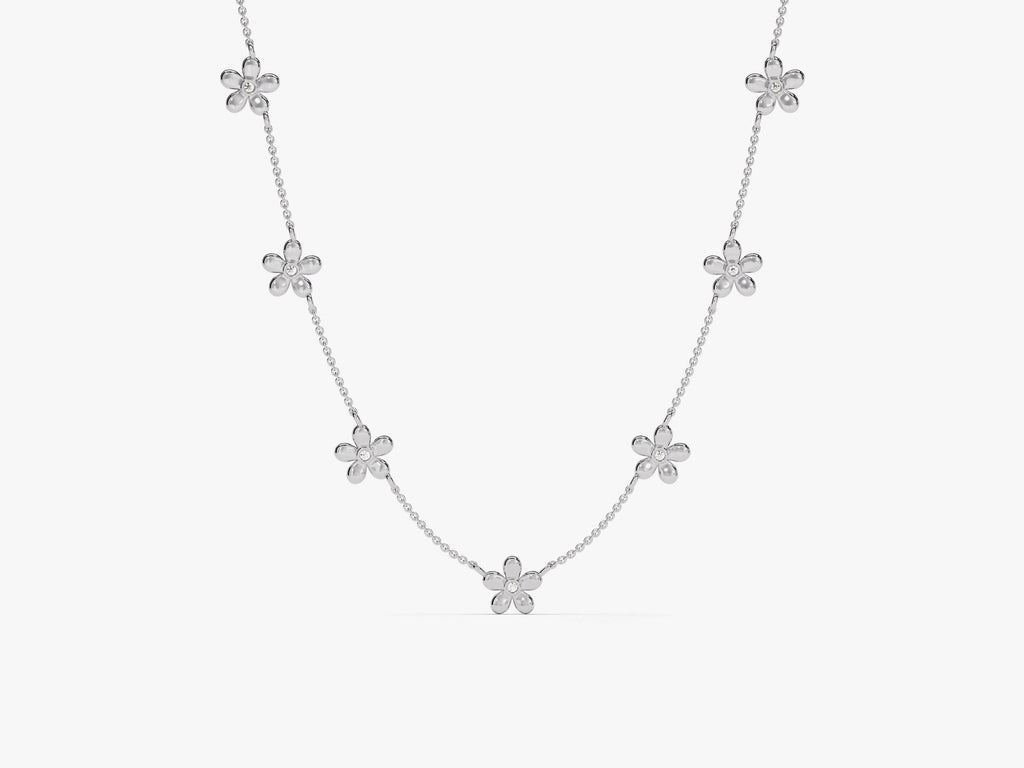 Flower Station Necklace
