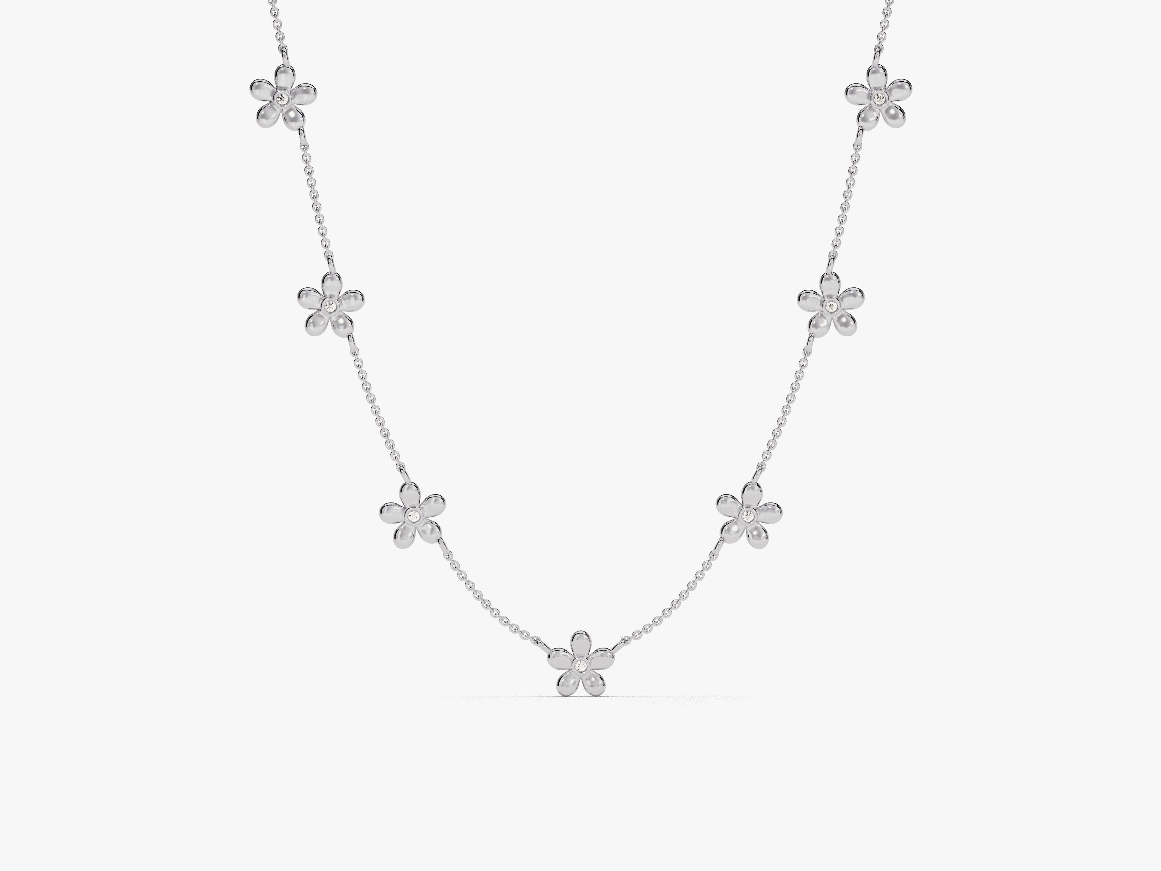 Flower Station Necklace