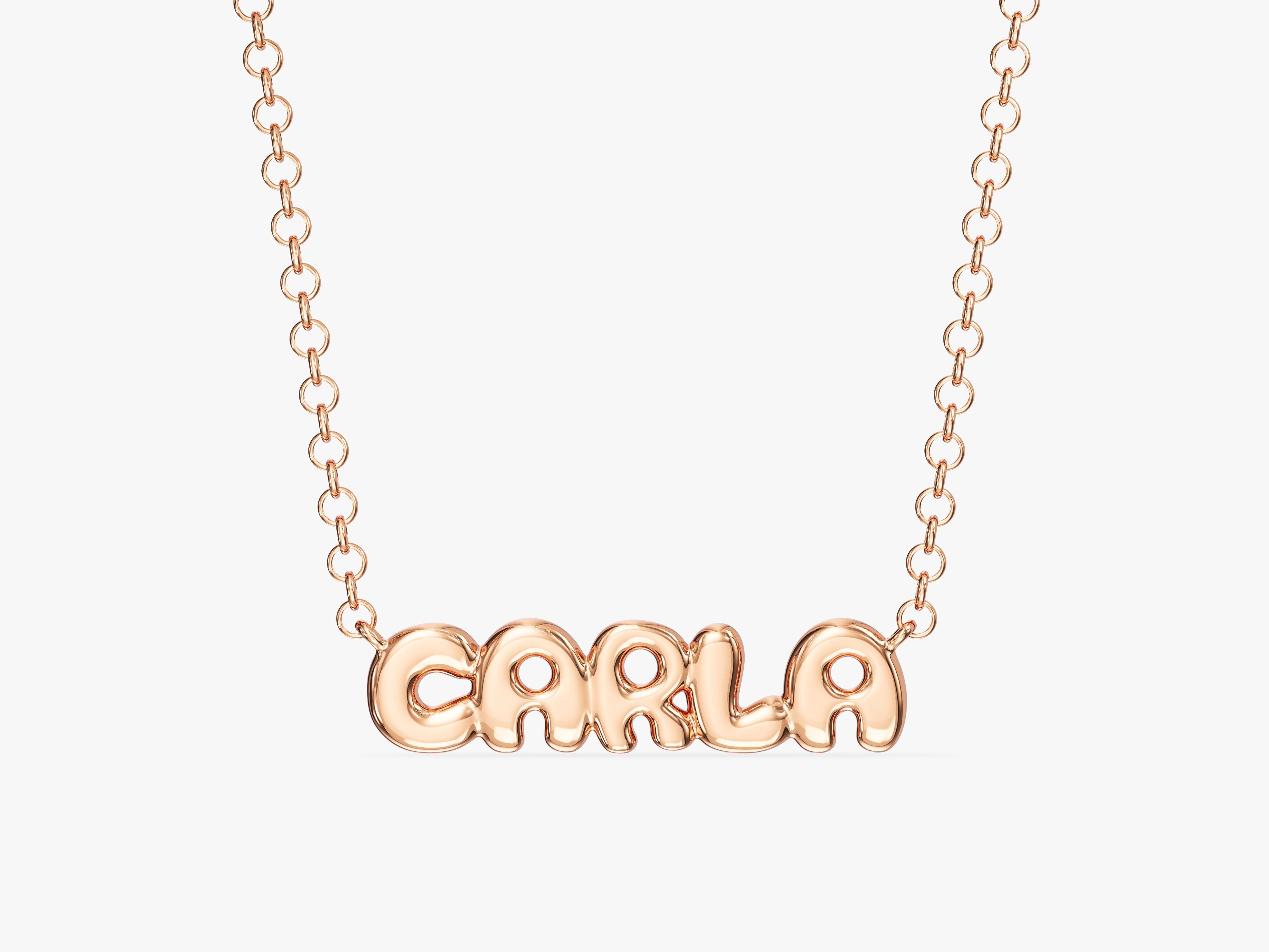 Bubble Name Necklace