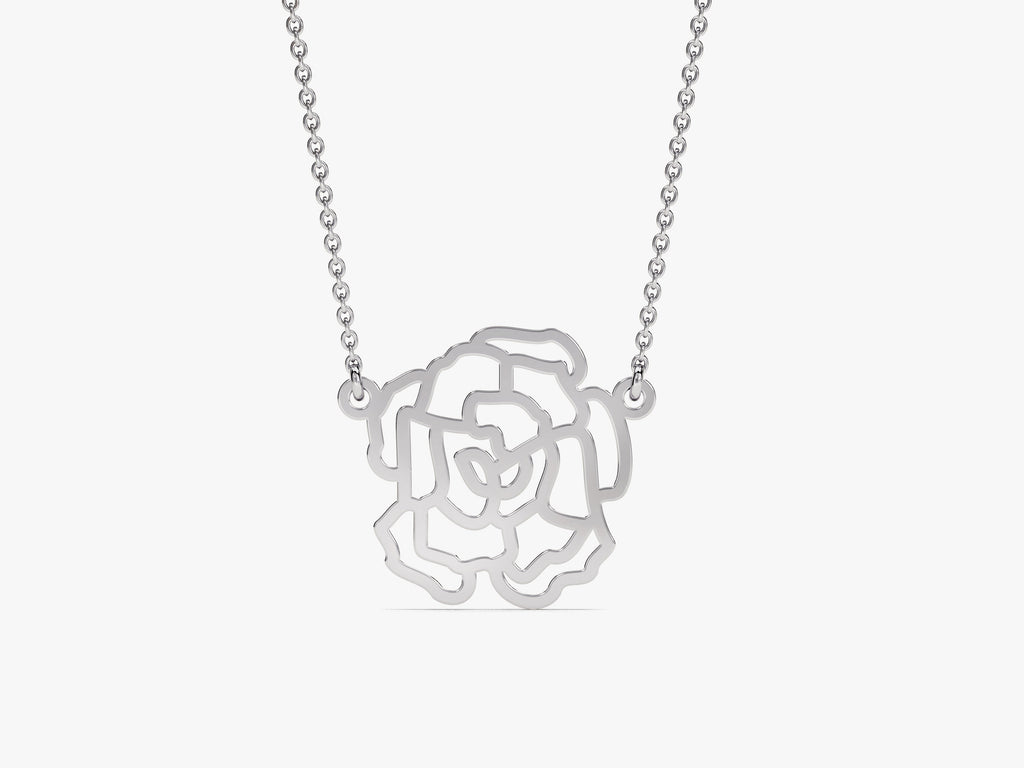 Plain Birthflower Necklace