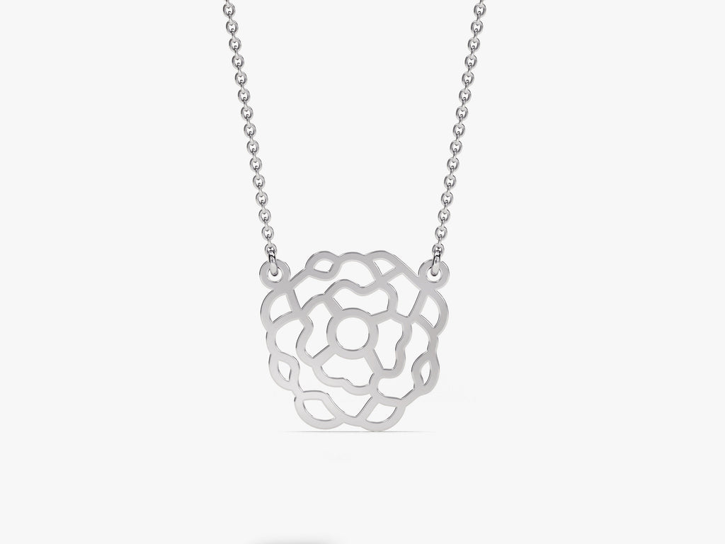 Plain Birthflower Necklace