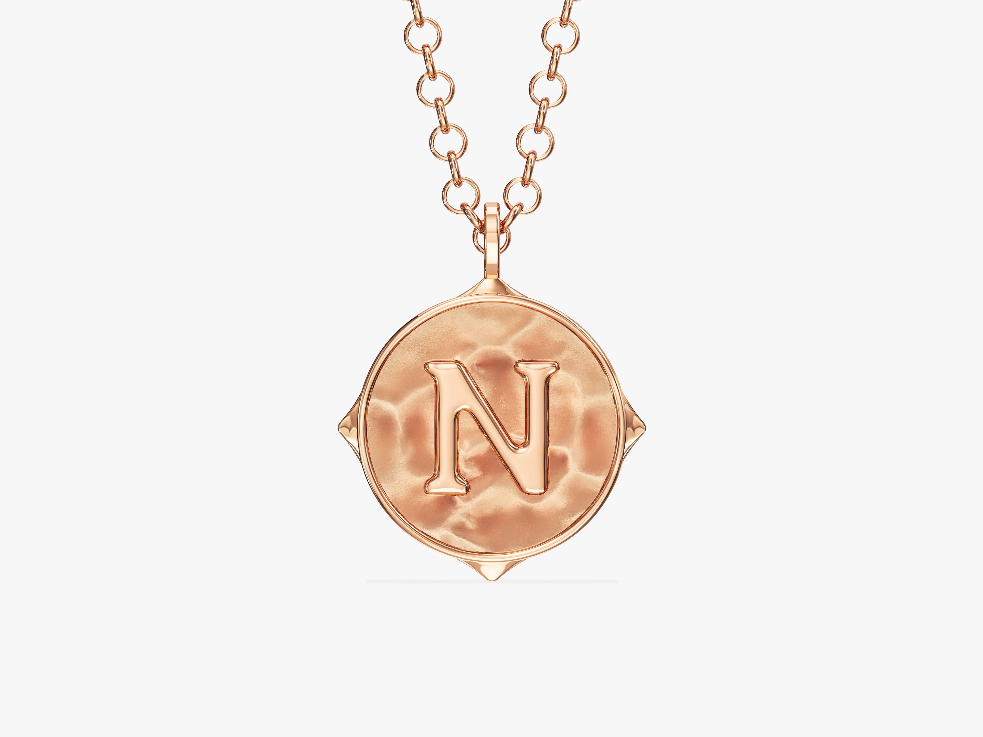 Initial Sand Necklace