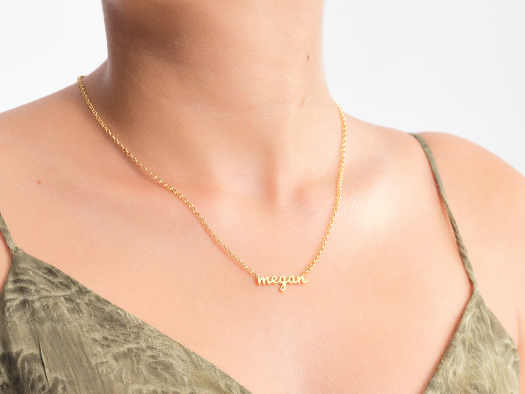 Personalized Paperclip Name Necklace