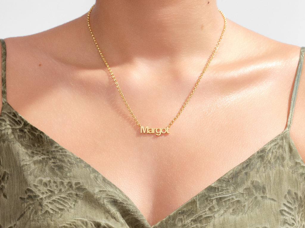 Personalized Paperclip Name Necklace