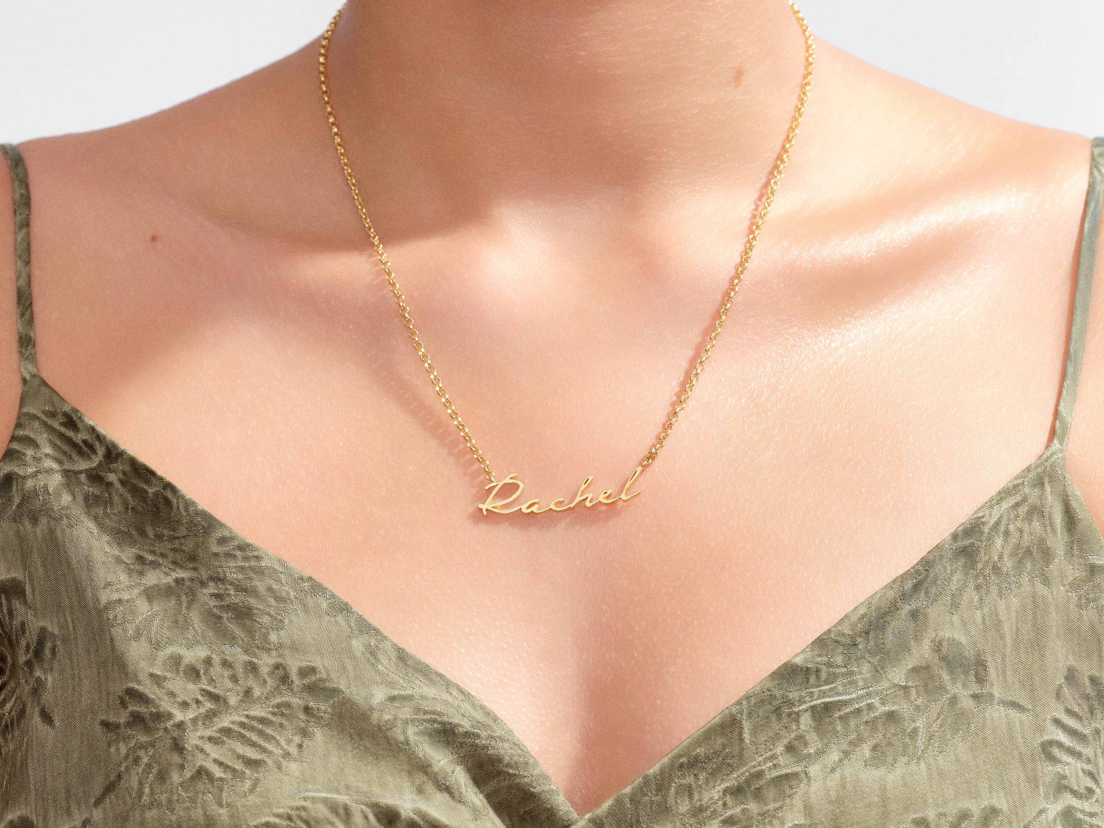 Personalized Paperclip Name Necklace
