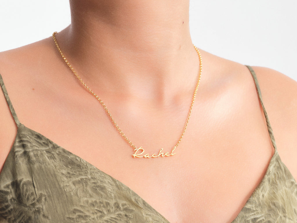 Personalized Paperclip Name Necklace