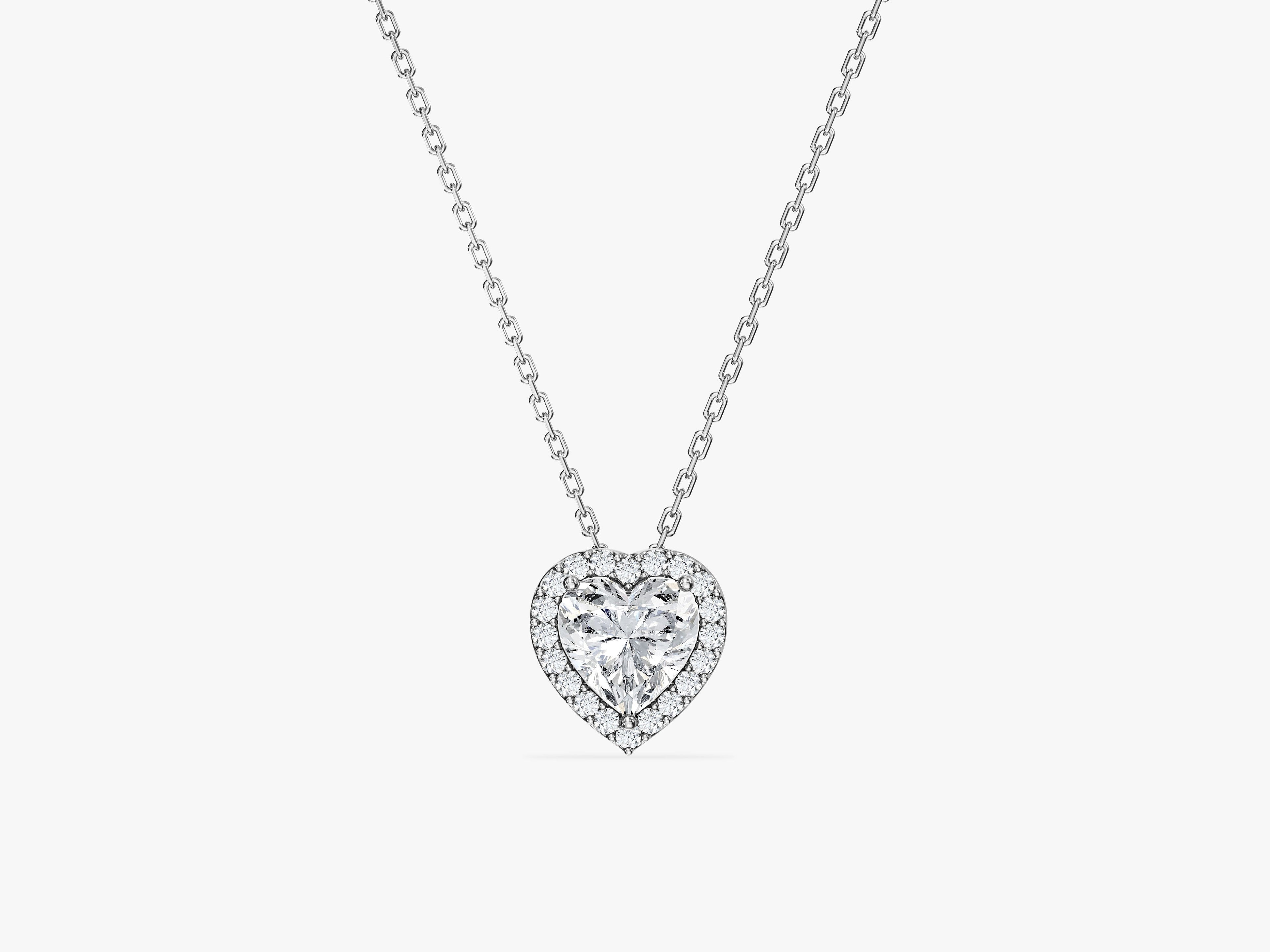 Halo Heart Necklace