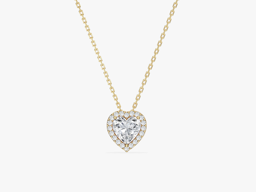 Halo Heart Necklace