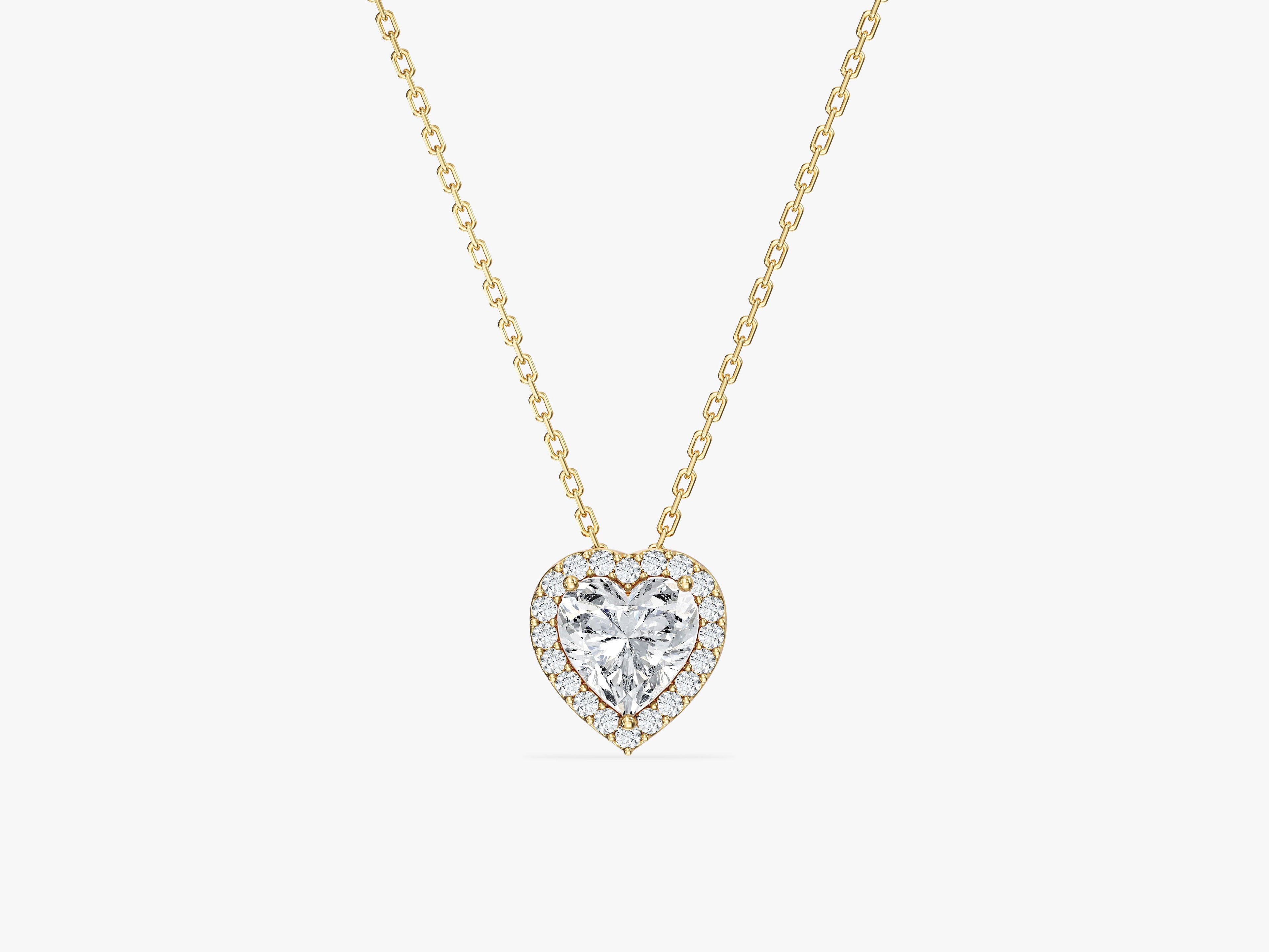 Halo Heart Necklace