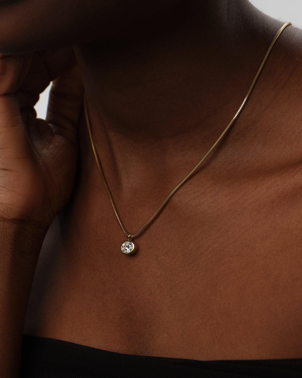 Solo Birthstone Charm Necklace