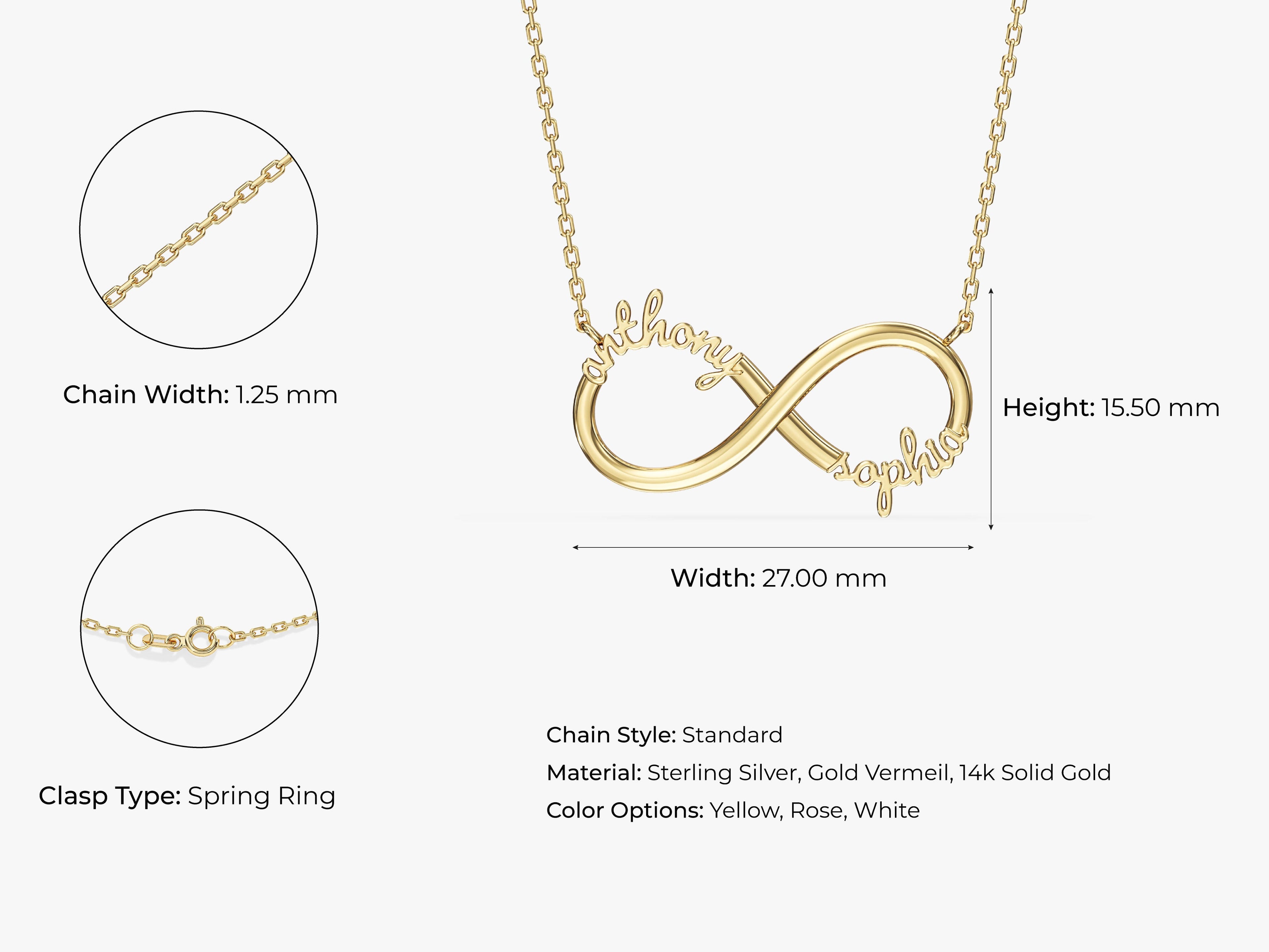 Infinity Name Necklace