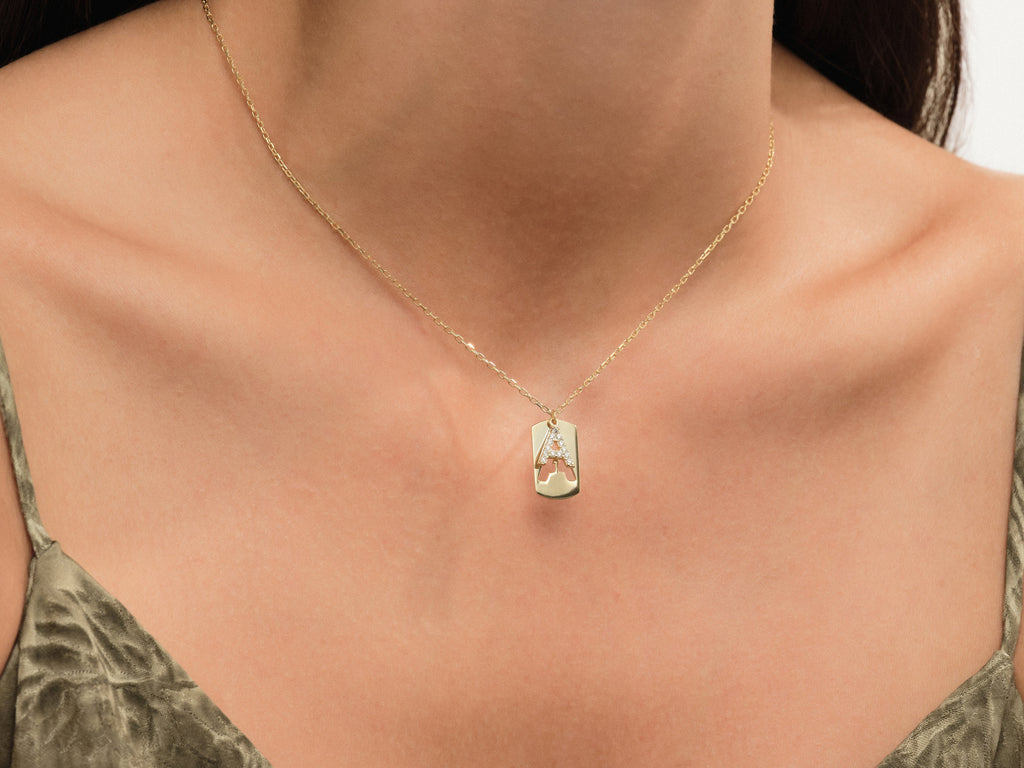 Dual Initial Necklace