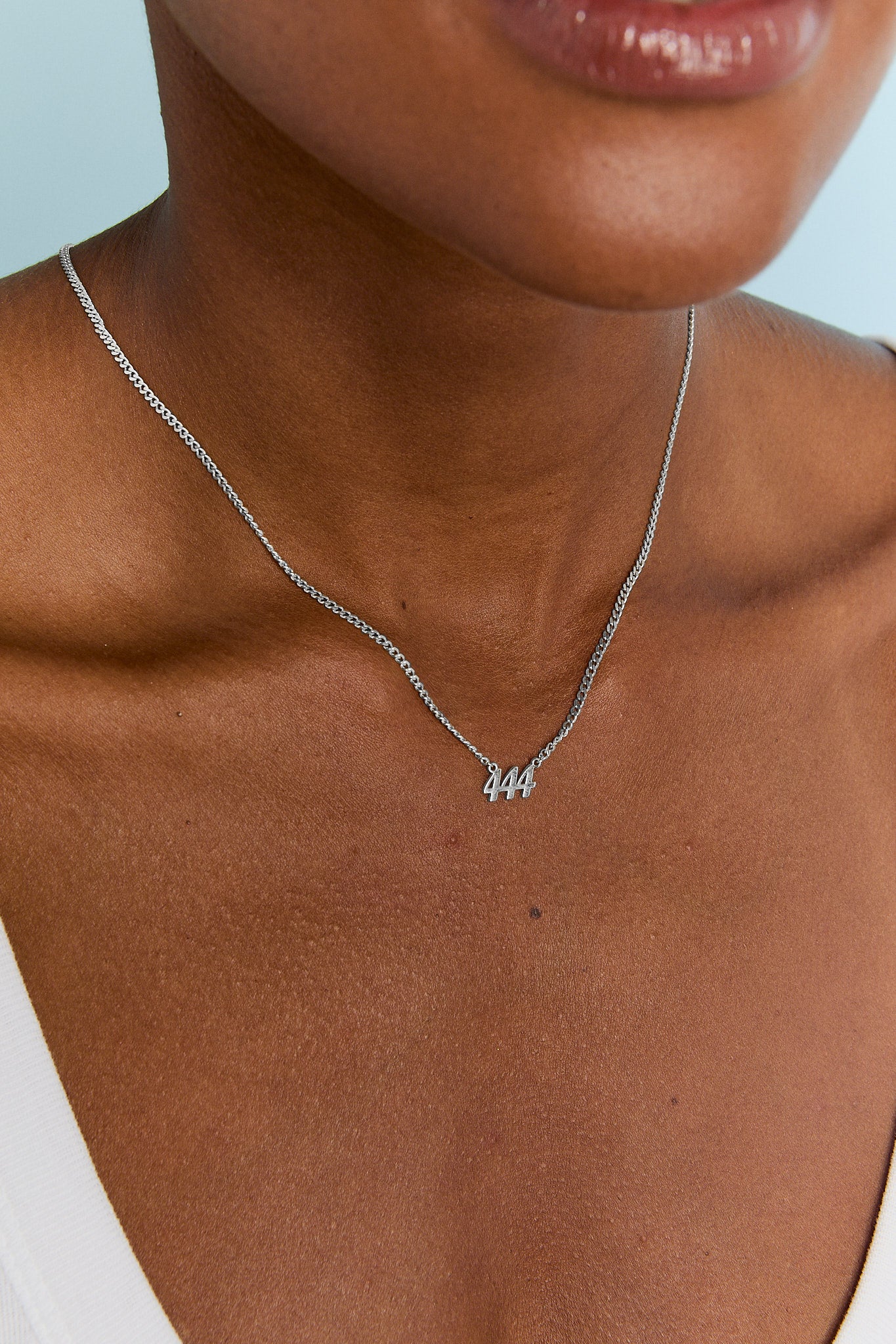 Angel Number Layered Gold Necklace – 222 333 444 - 925k Sterling Silver