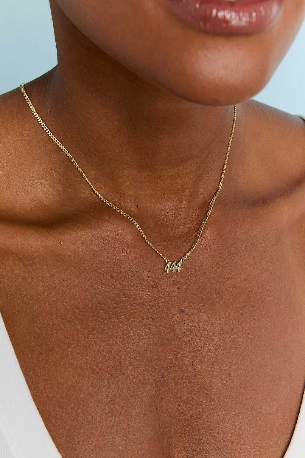 Angel Number Layered Gold Necklace – 222 333 444 - Lucky Jewelry