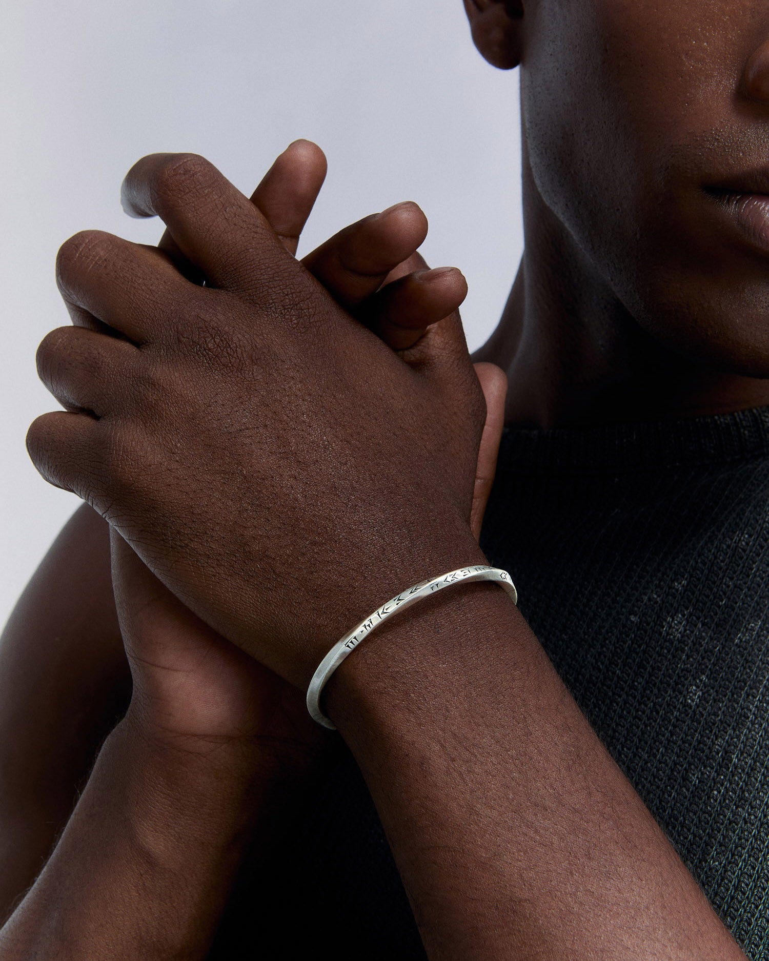 Viking Rune Bracelet for Men - 925k Sterling Silver