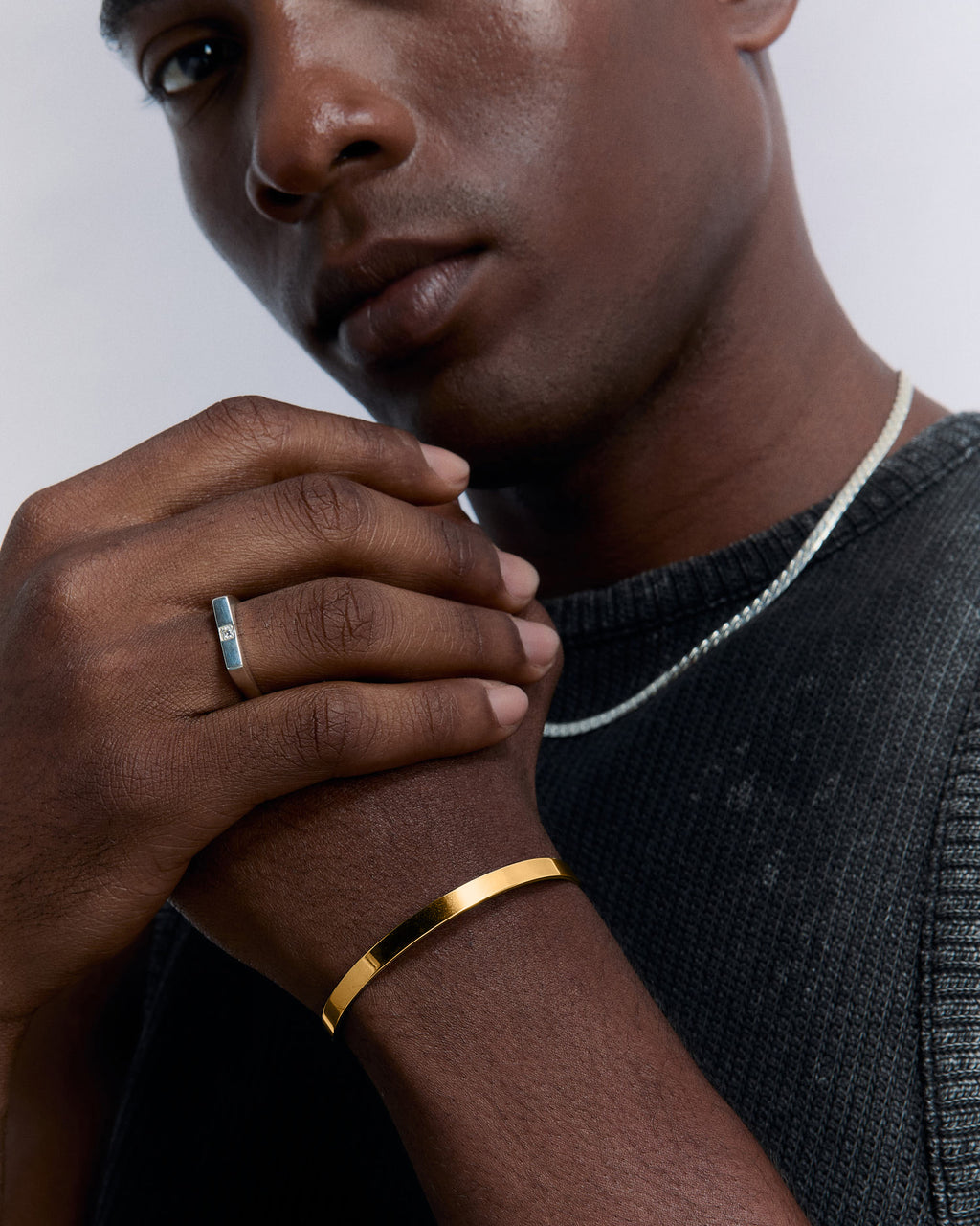 Bluvvy Cuff Bracelet - 18k Gold Vermeil