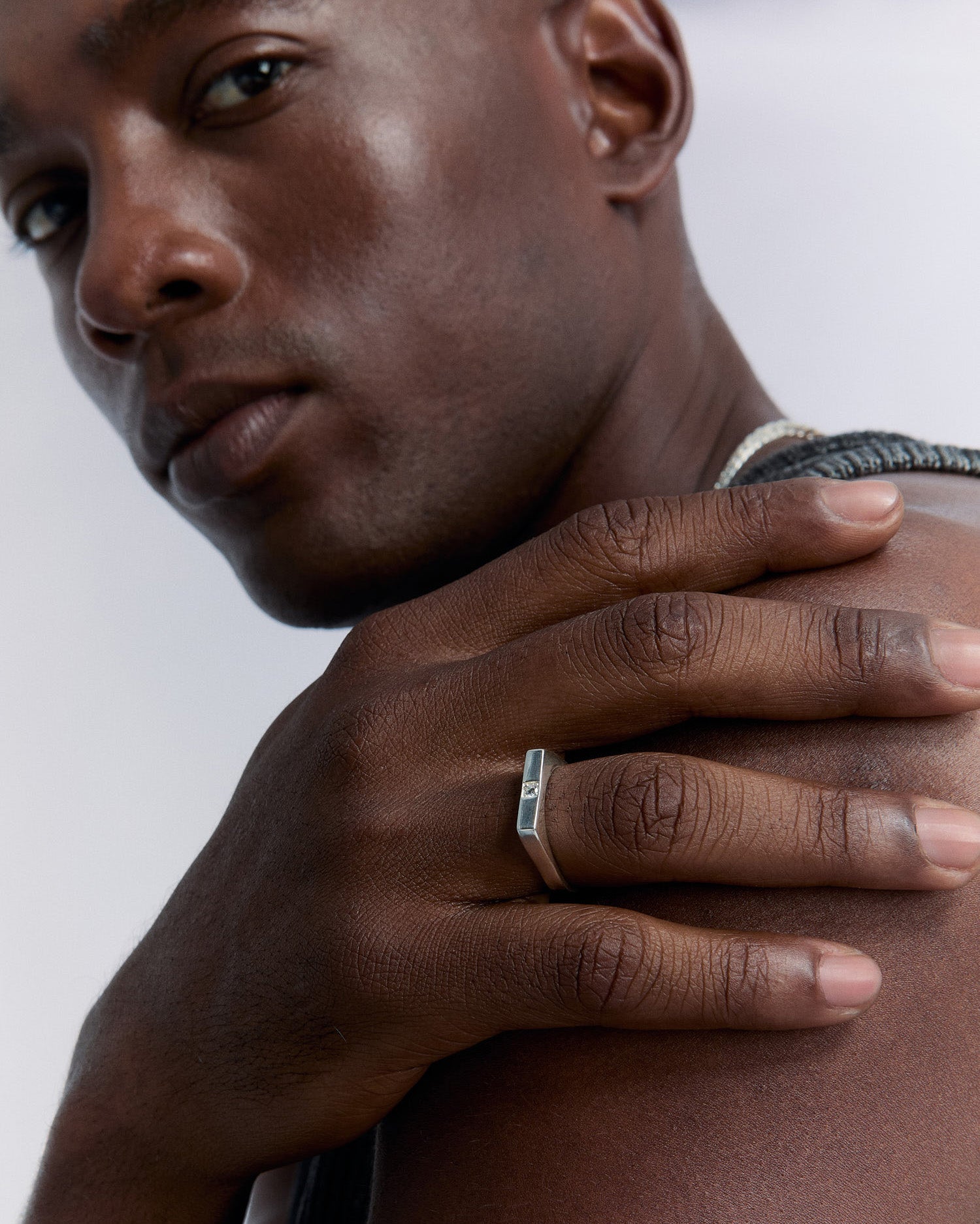 Silver SLITAIRE RING - 925k Sterling Silver