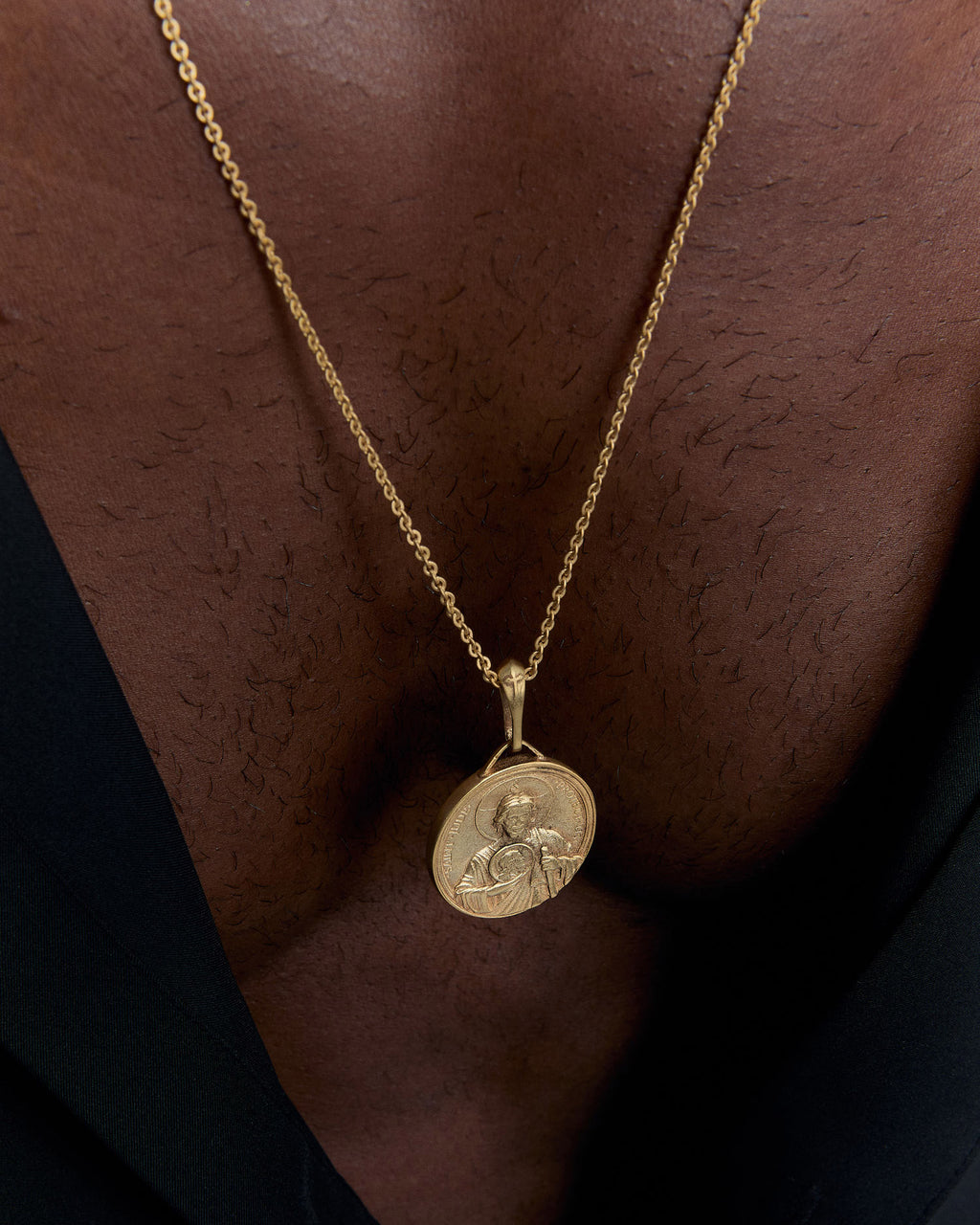 Saint Jude Necklace - 925k Sterling Silver