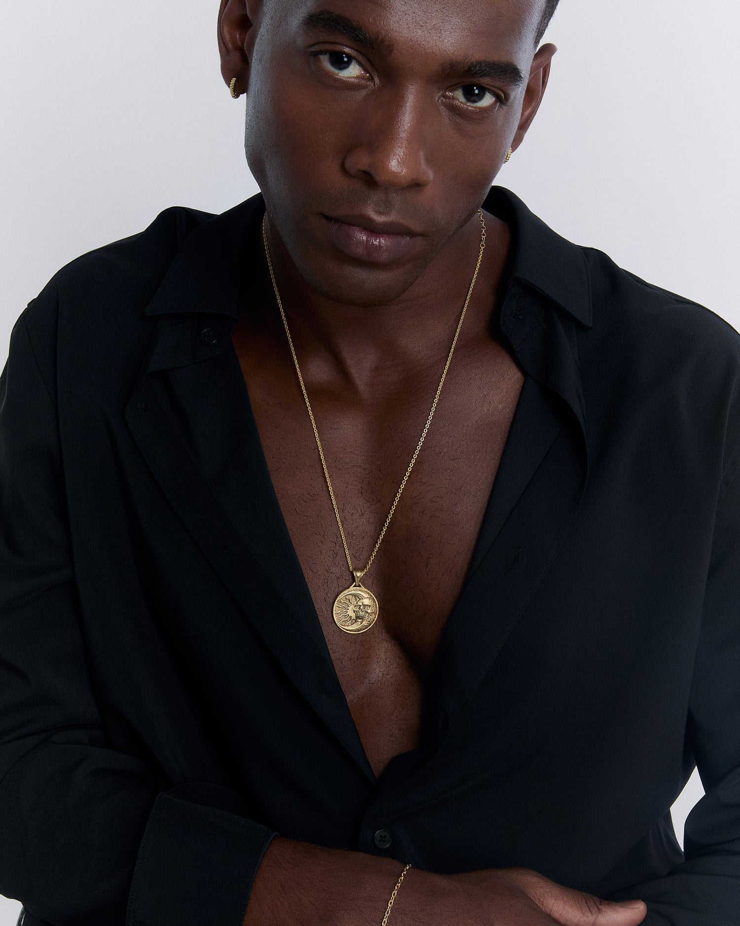 Medallion Necklace - 925k Sterling Silver