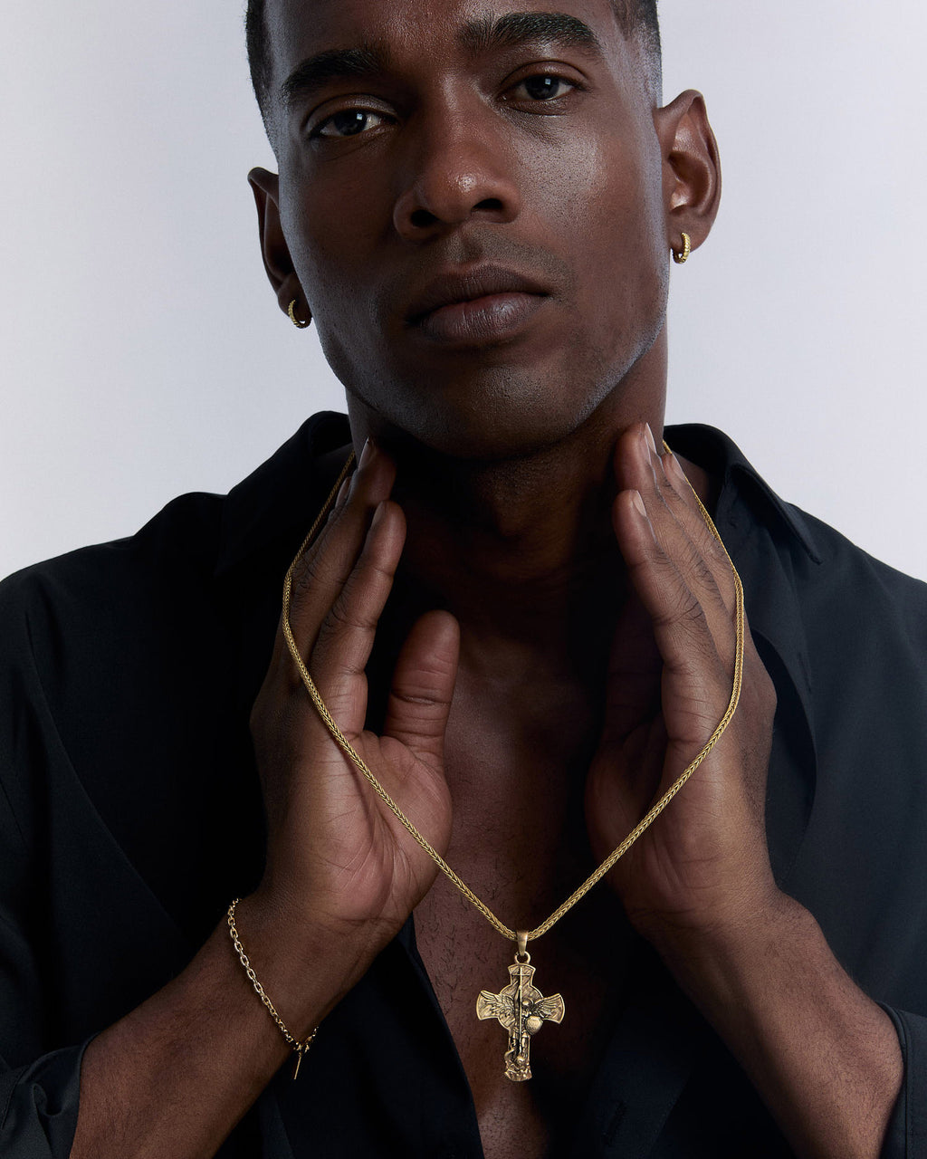 Archangel Necklace Trendy Jewelry Charm Pendant - 18k Gold Vermeil