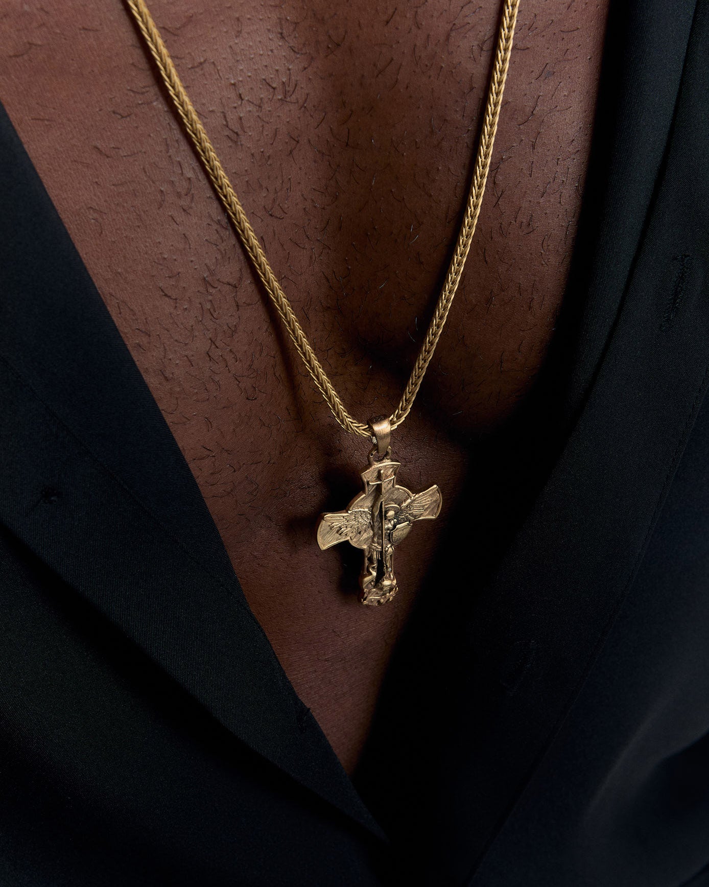 Archangel Necklace Trendy Jewelry Charm Pendant - 925k Sterling Silver