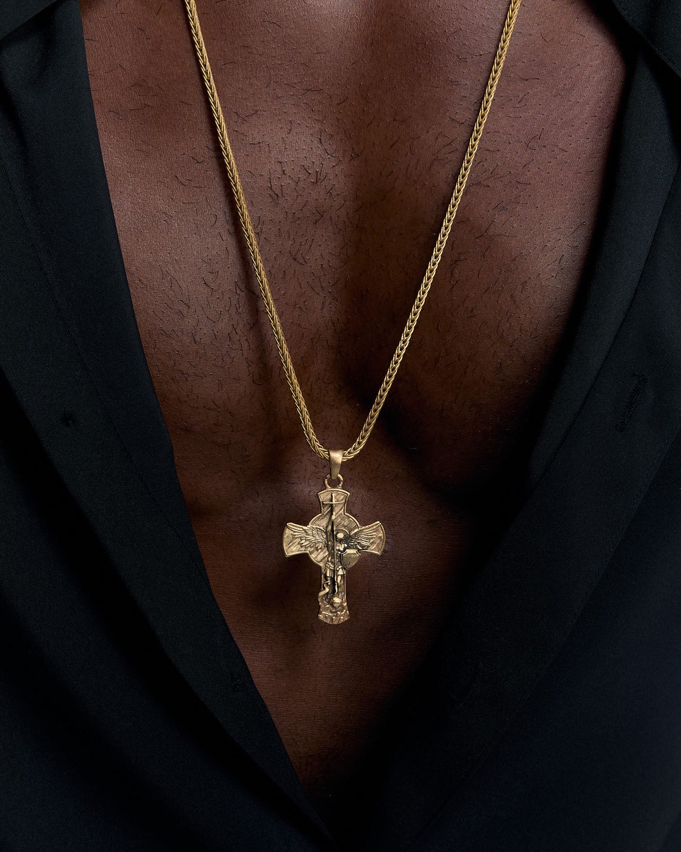 Archangel Necklace Trendy Jewelry Charm Pendant - 925k Sterling Silver