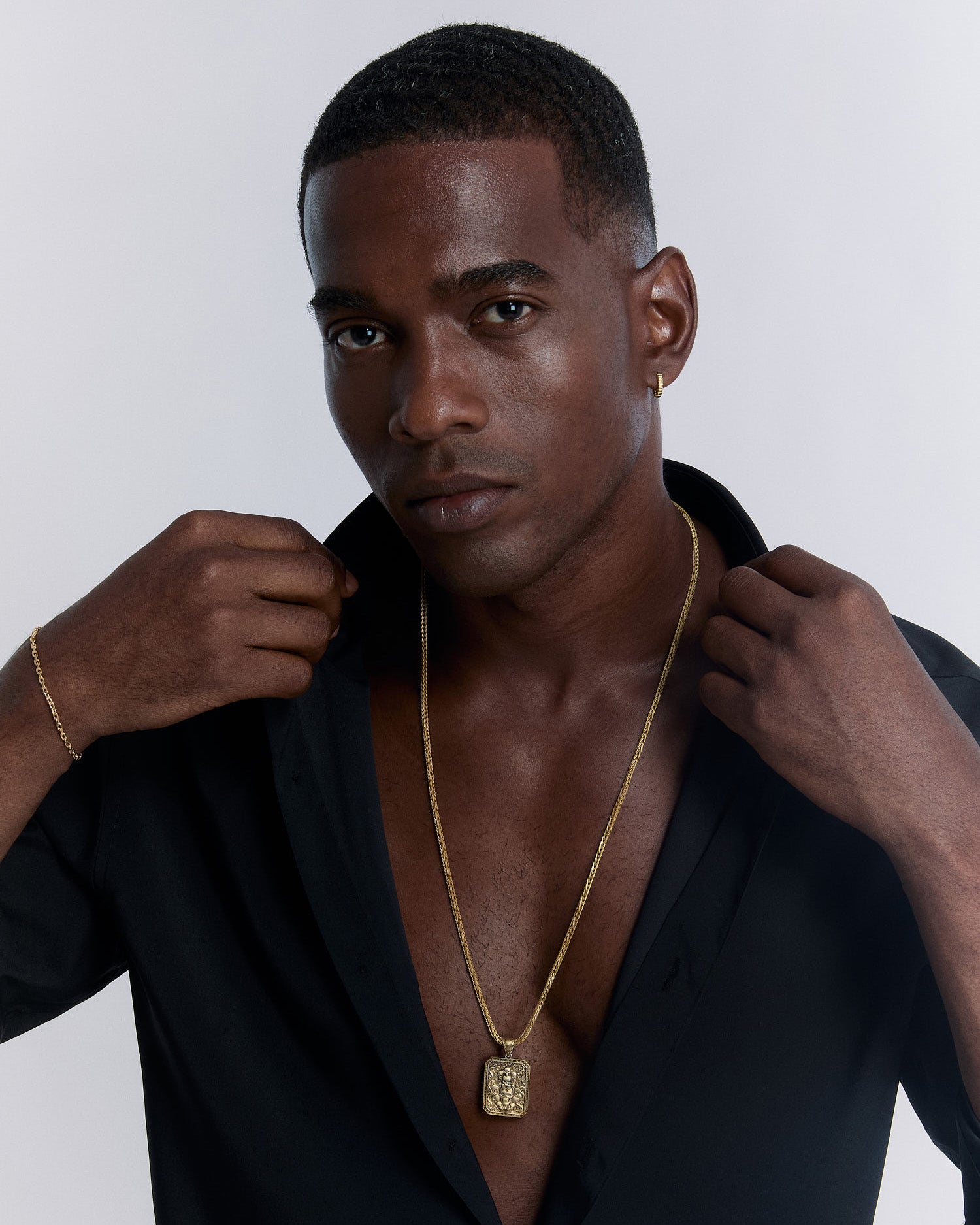 Skull Pendant Necklace - 925k Sterling Silver