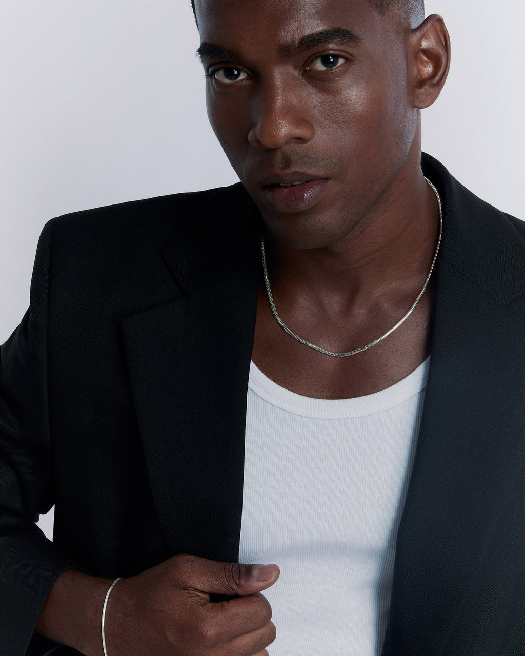 Italian Flat Chain Bracelet - 925k Sterling Silver