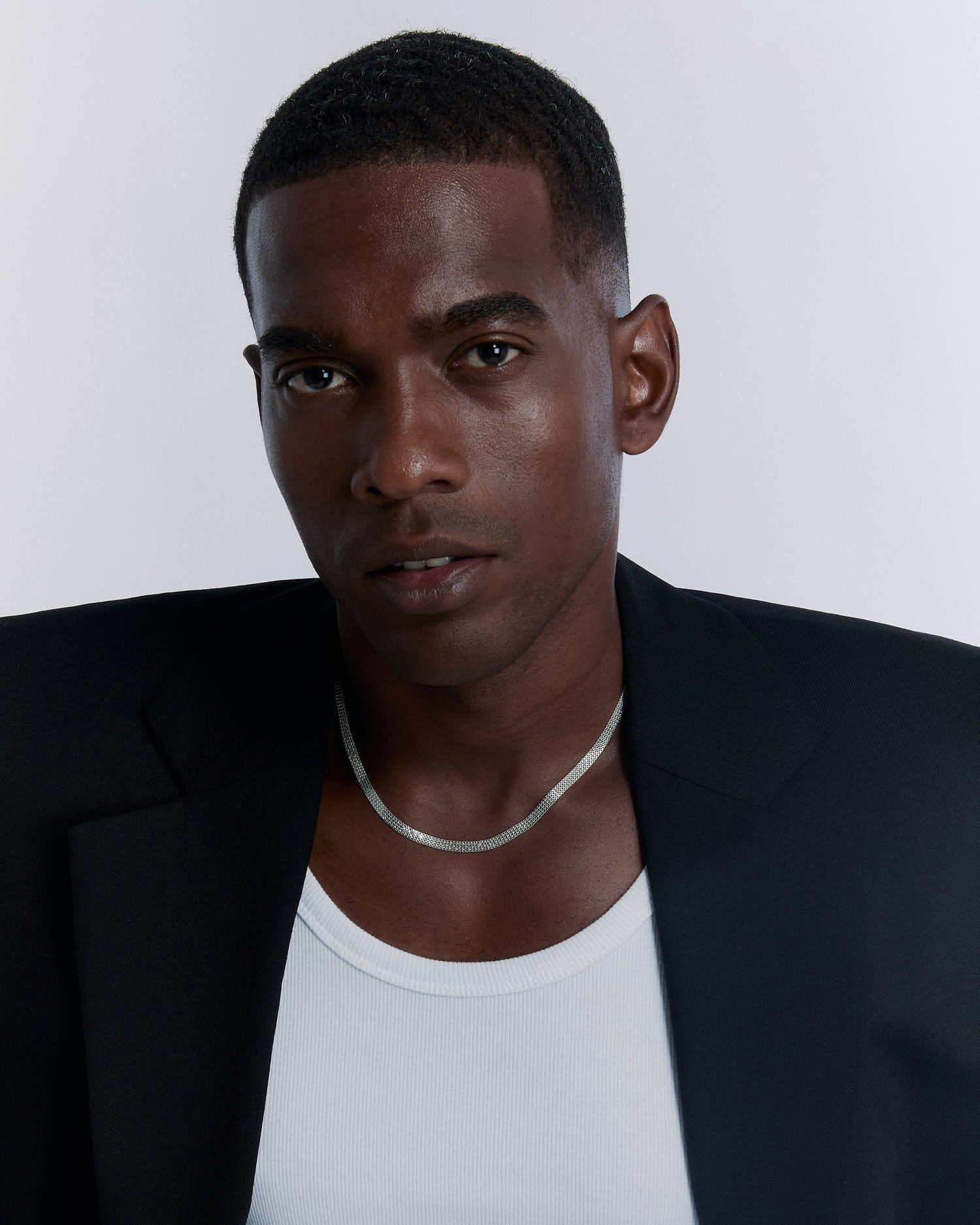 Italian Woven Chain Necklace - 925k Sterling Silver