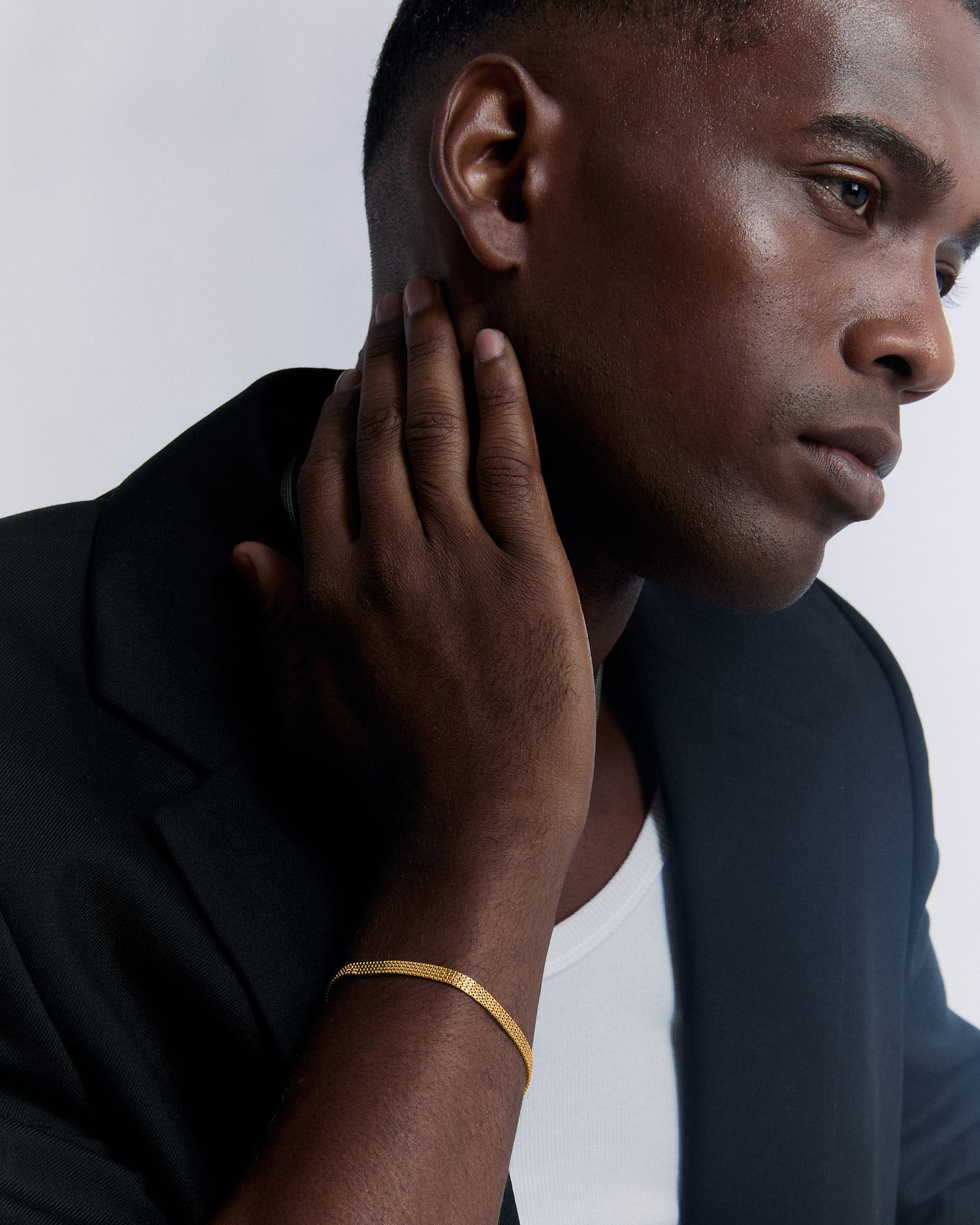 Italian Woven Chain Bracelet - 18k Gold Vermeil