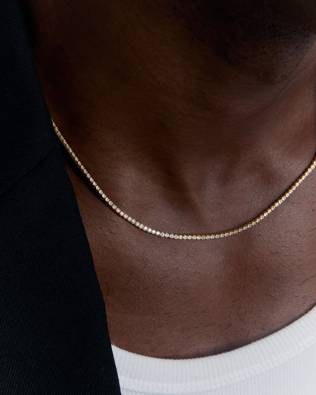 Tennis Necklace - 925k Sterling Silver