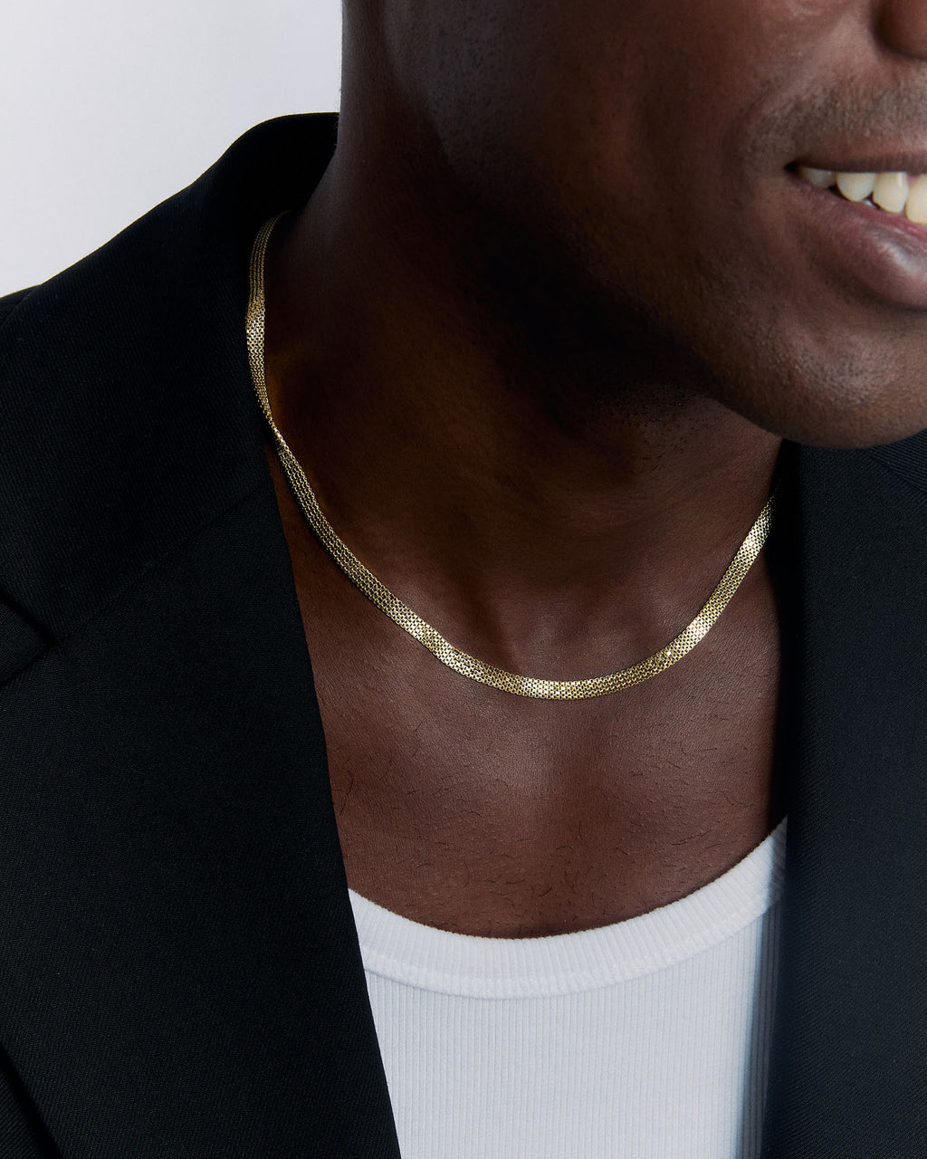 Italian Woven Chain Necklace - Men Jewelry