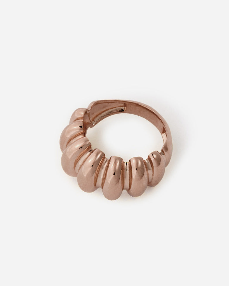 Puffy Charlotte Ring - Rose Gold Vermeil