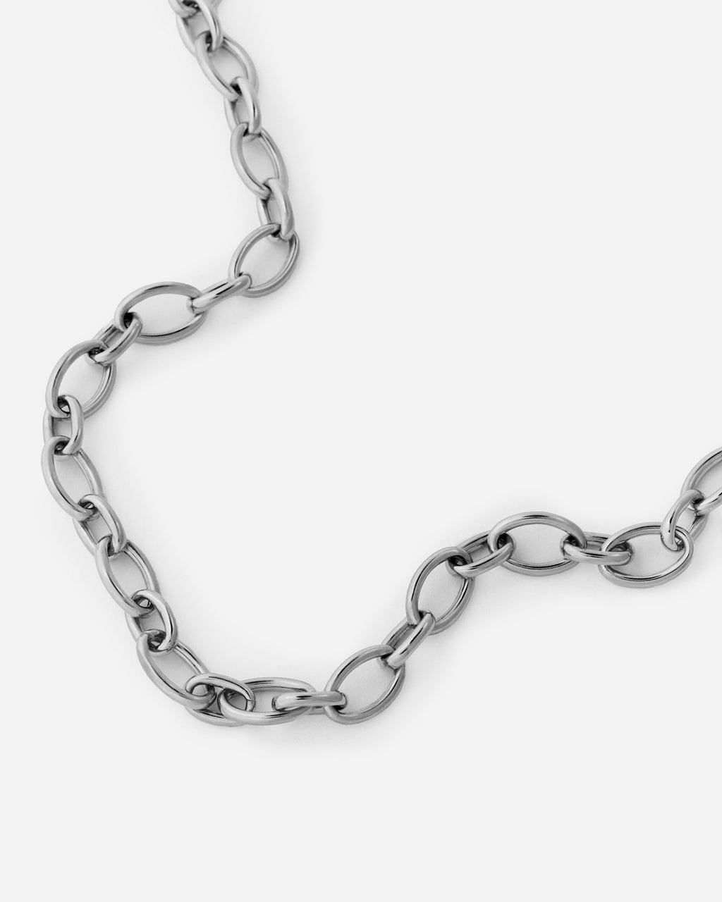 Chunky Chain Choker  - 925k Sterling Silver
