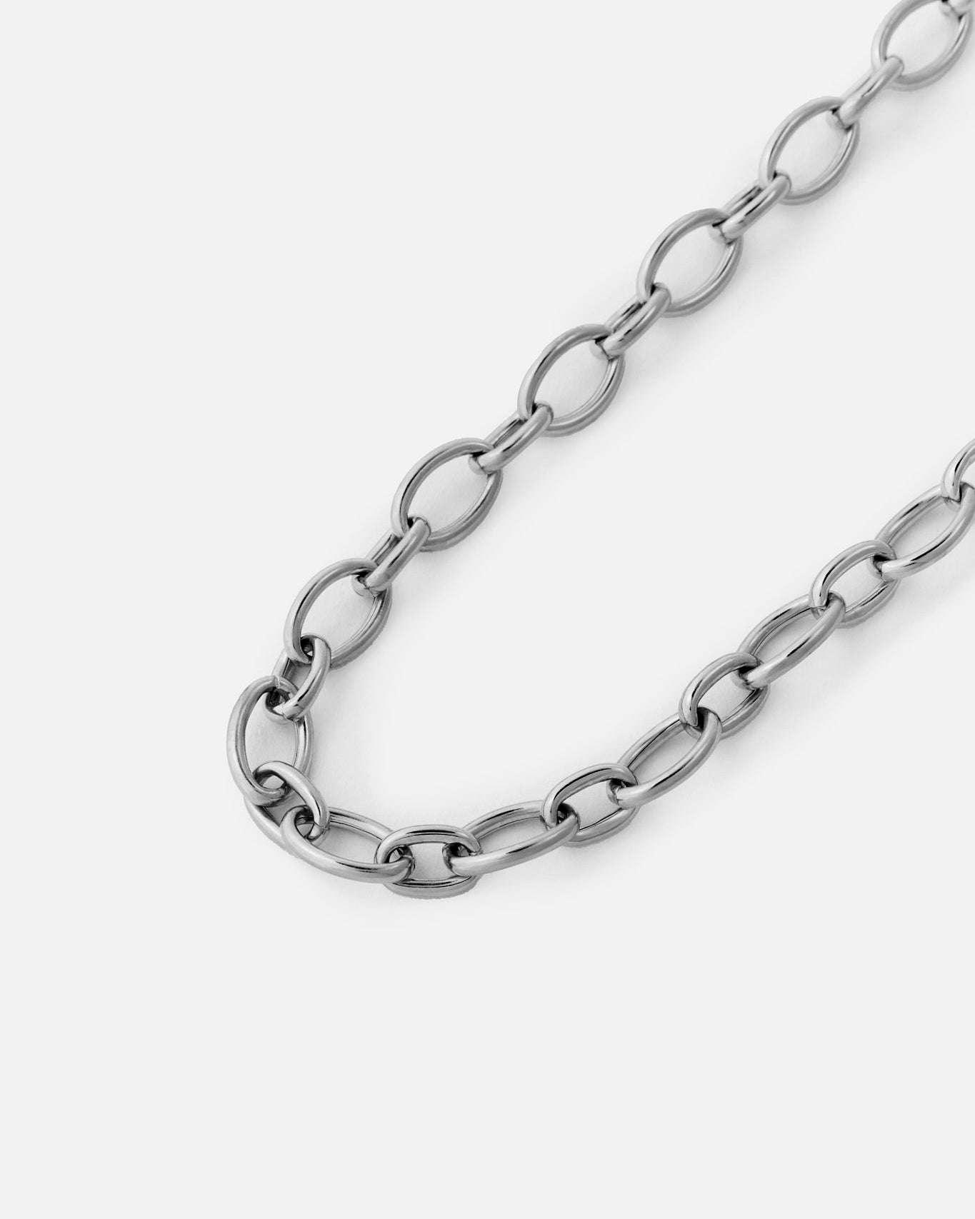 Chunky Chain Choker  - 925k Sterling Silver