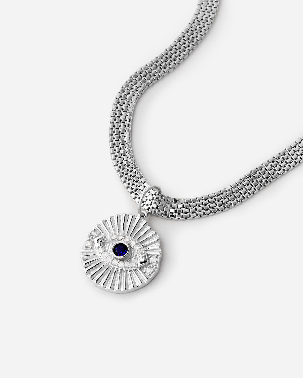 Bold Protection with Eye Charm Guardian Necklace - Protection Jewelry