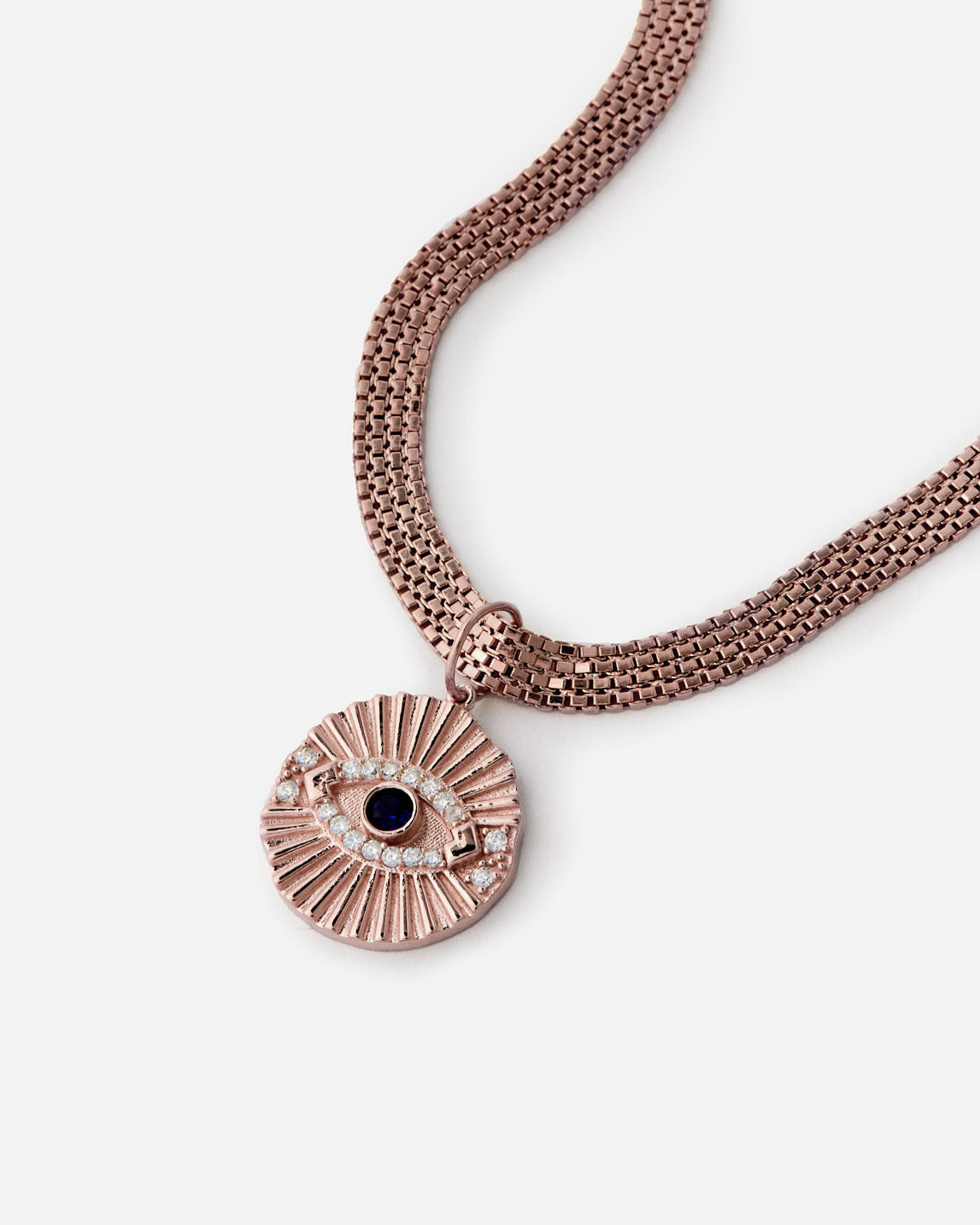 Bold Protection with Eye Charm Guardian Necklace - Protection Jewelry