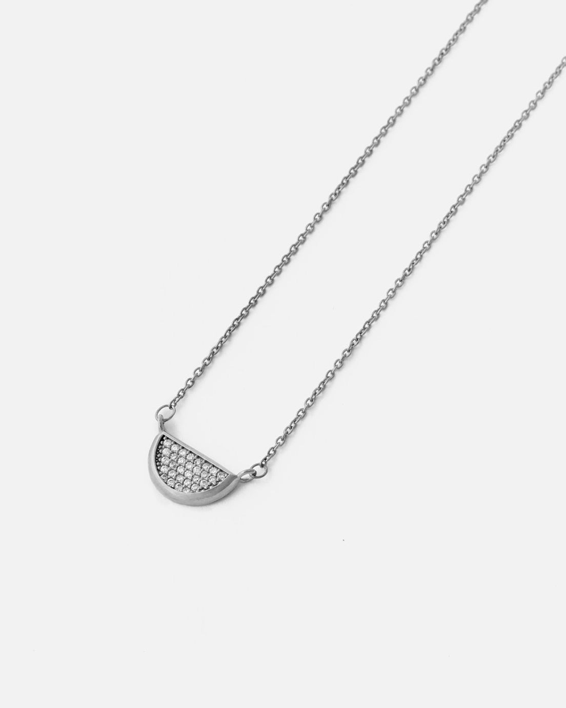 Minimalist Charm Crescent Necklace - Charm Jewelry