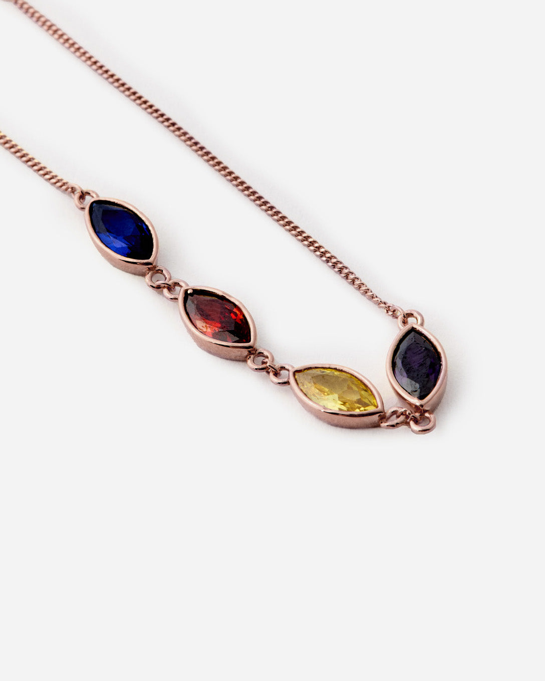 Family Birthstone Bracelet - Rose Gold Vermeil