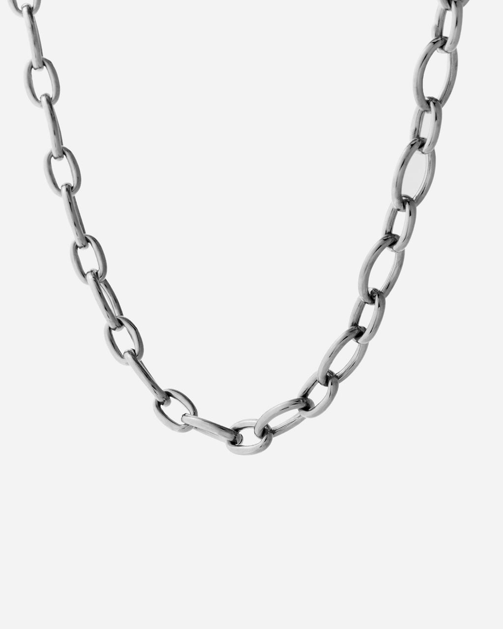 Chunky Chain Choker  - 925k Sterling Silver