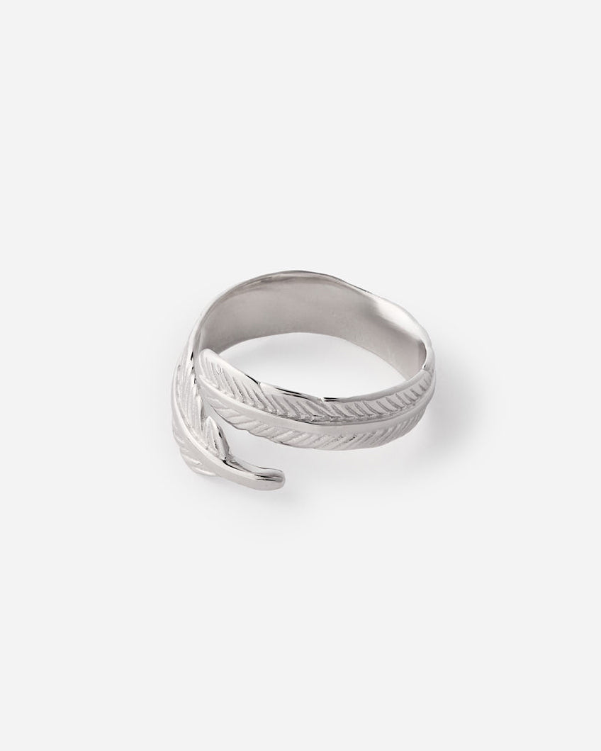 Leaf Ring - 925k Sterling Silver