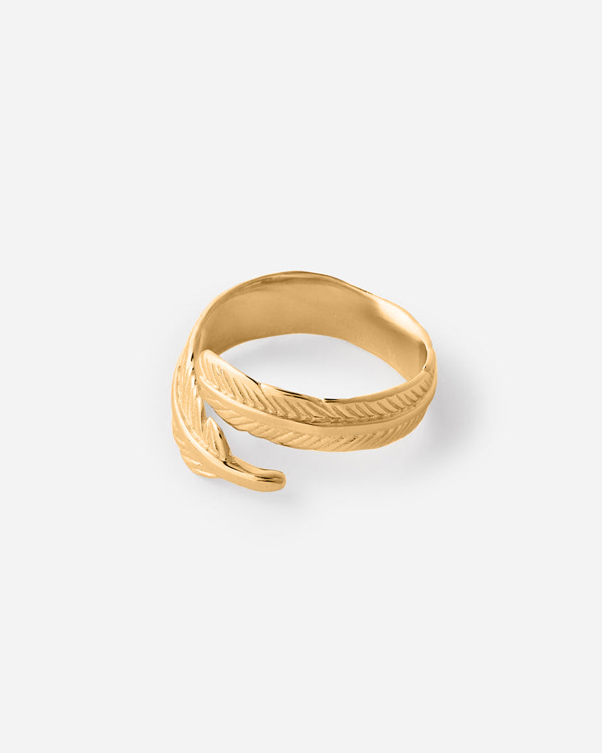 Leaf Ring - 18k Gold Vermeil