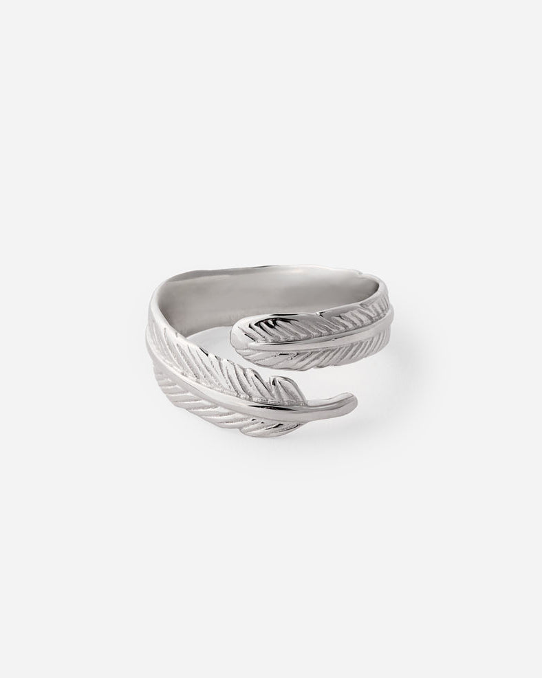 Leaf Ring - 925k Sterling Silver