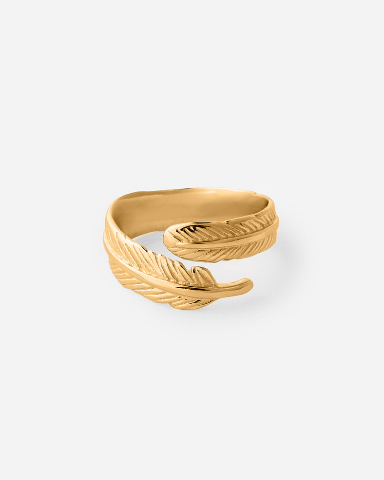 Leaf Ring - 18k Gold Vermeil