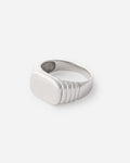 Square Signet Ring for Men - 925k Sterling Silver