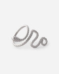 Adjustable Snake Design Ring for Men - 925k Sterling Silver